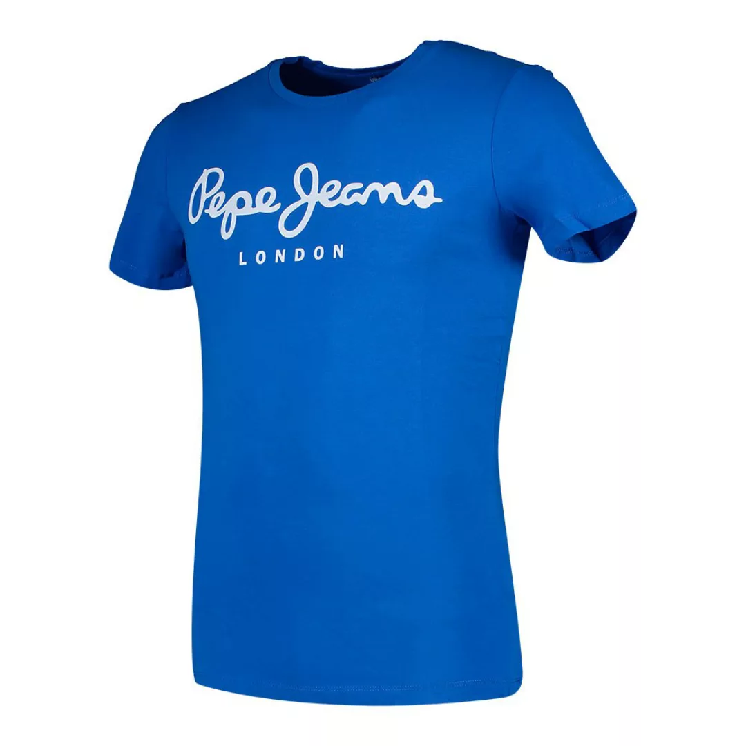 Pepe Jeans Original Stretch Kurzärmeliges T-shirt 2XL Electric Blue günstig online kaufen