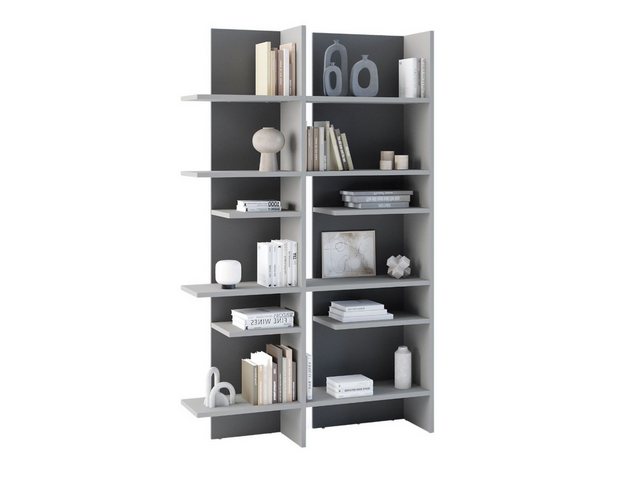 Compleo Bücherregal Designerregal, minimalistisches Regal mit LED-Beleuchtu günstig online kaufen