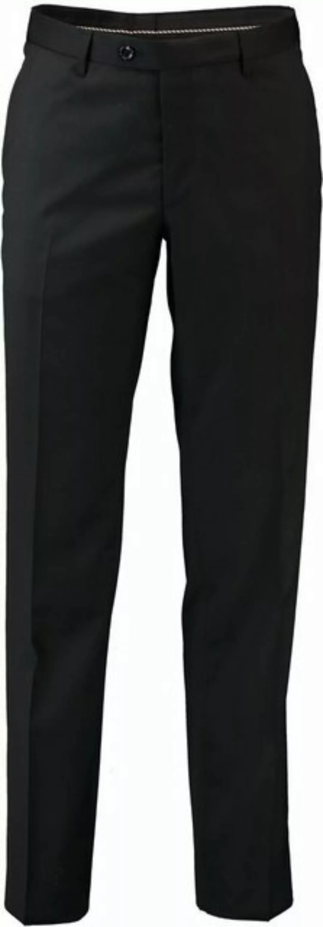 BENVENUTO. Anzughose BENVENUTO Flat-Front Hose schwarz Modern Fit günstig online kaufen