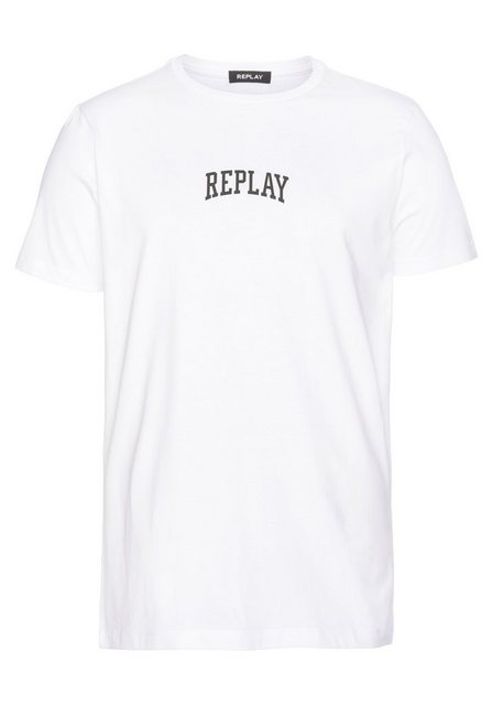 Replay T-Shirt mit Markenprint günstig online kaufen