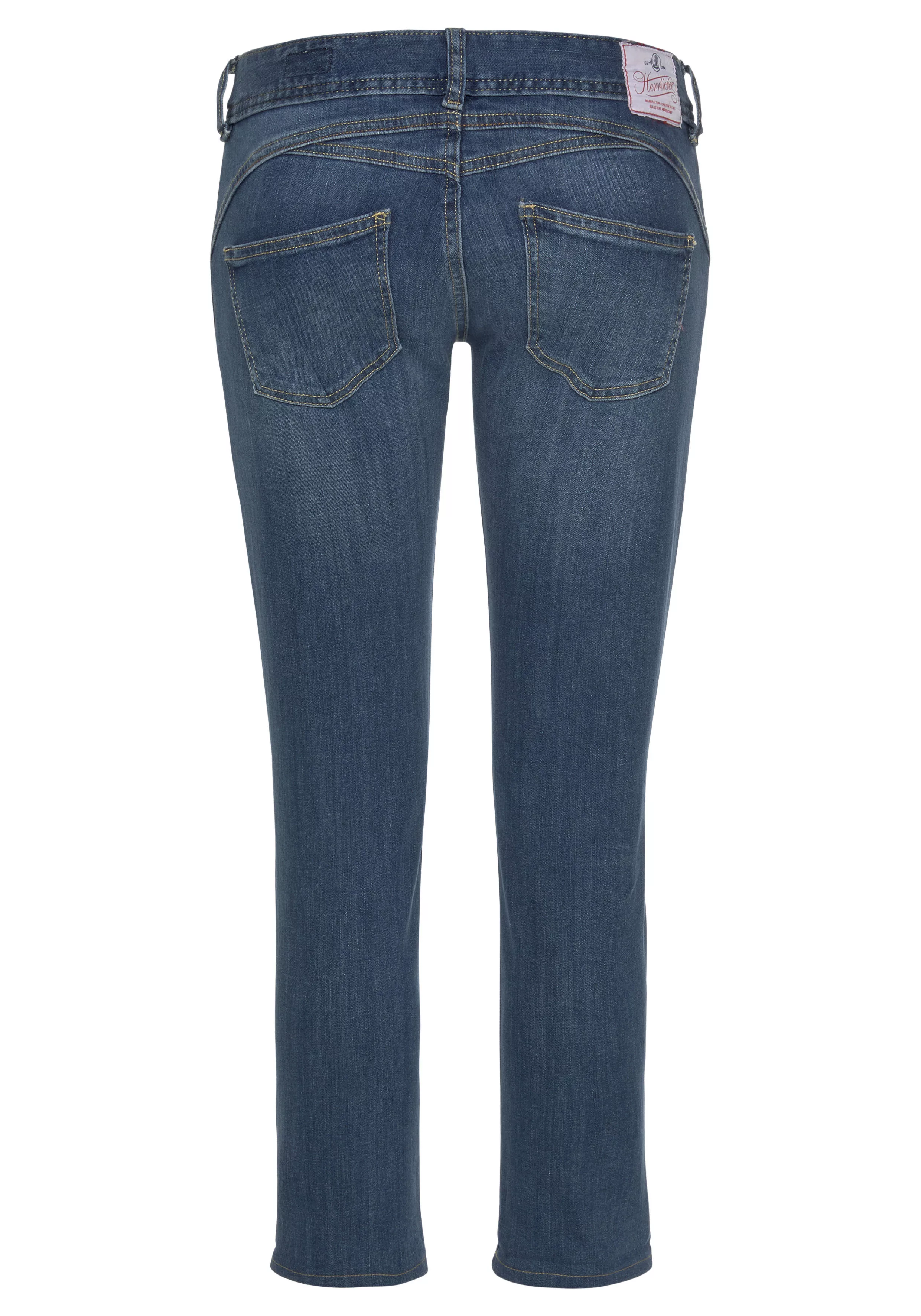 Herrlicher 7/8-Jeans GINA CROPPED POWERSTRETCH mit seitlichem Keileinsatz günstig online kaufen