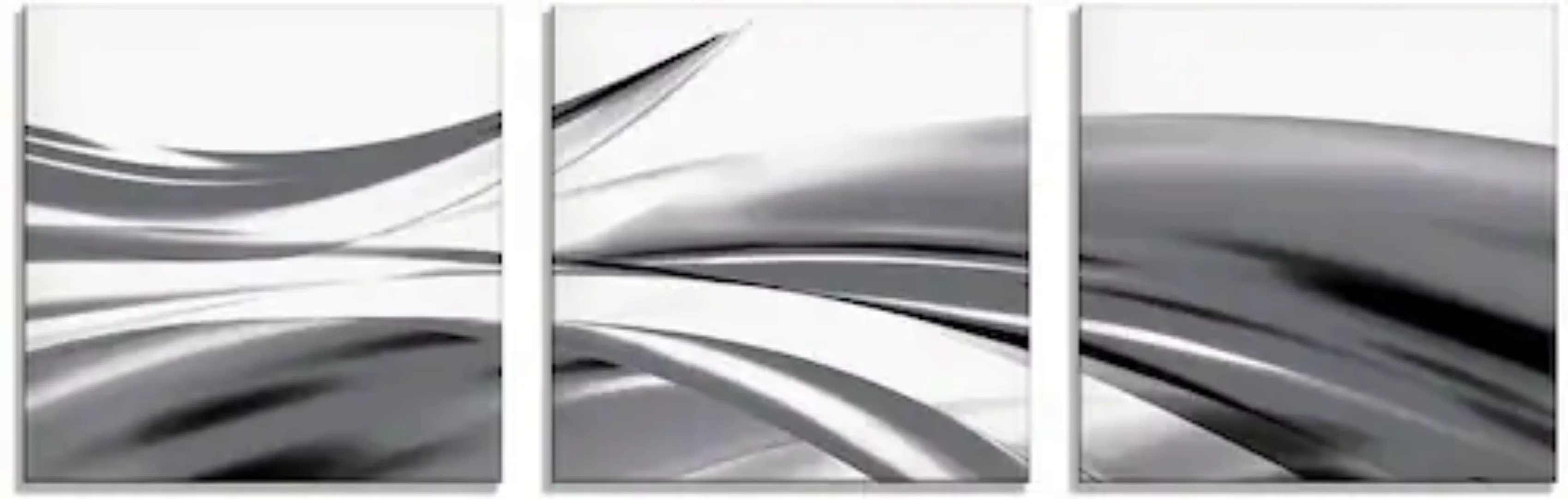 Artland Glasbild "Schöne Welle - Abstrakt", Gegenstandslos, (3 St.), in ver günstig online kaufen