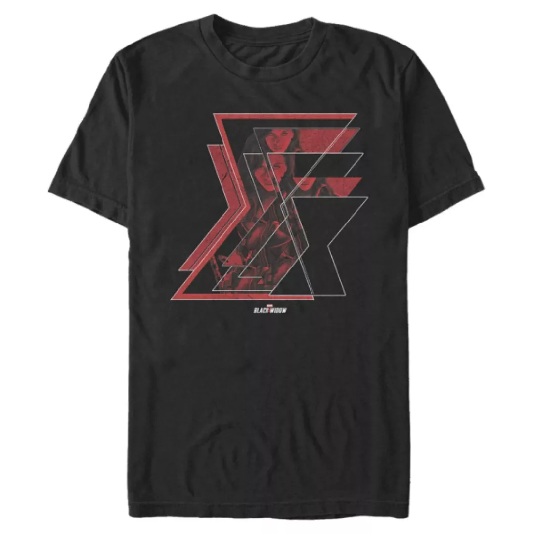 Marvel - Black Widow - Black Widow Multiple Logos - Männer T-Shirt günstig online kaufen