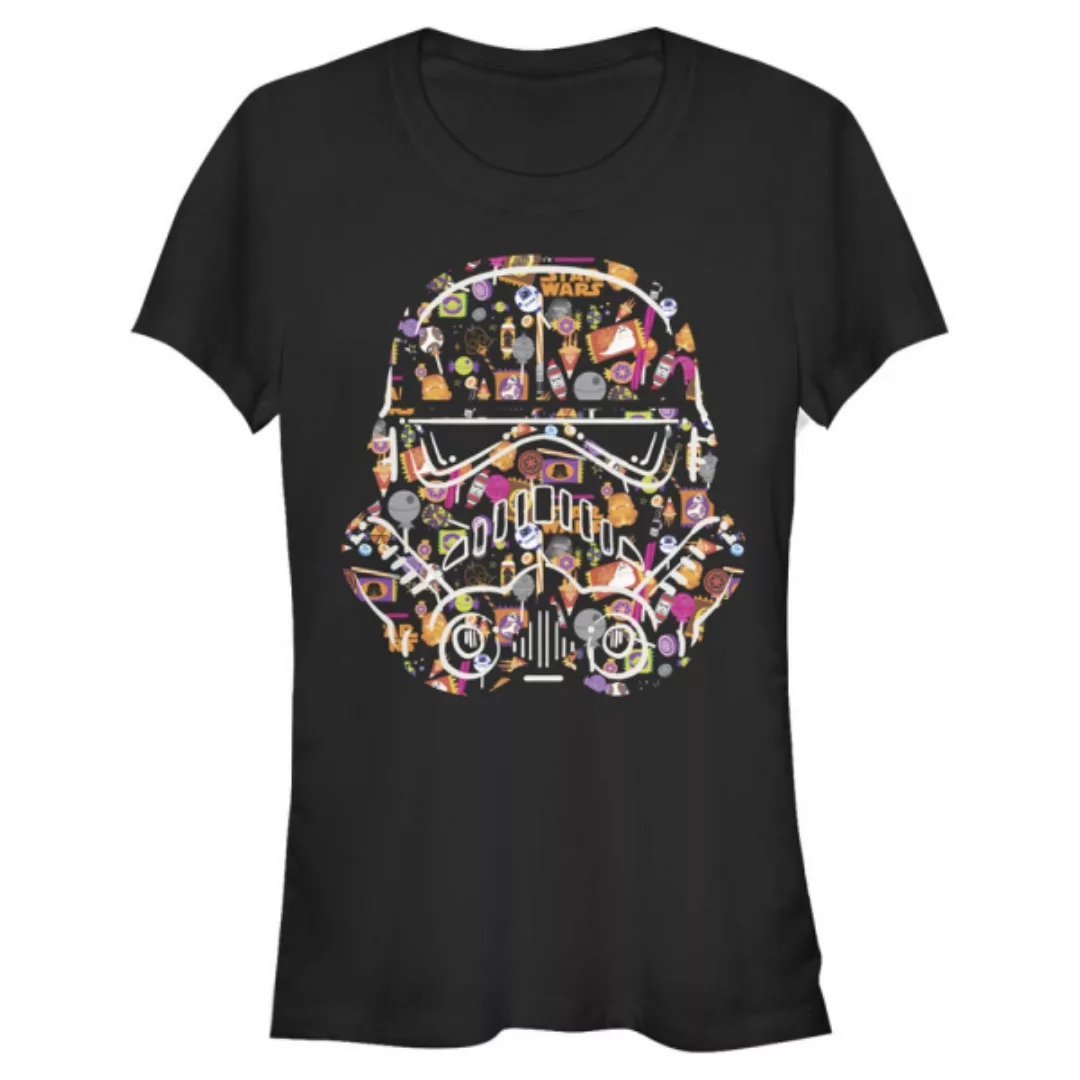 Star Wars - Die letzten Jedi - Text Candy Trooper Face - Frauen T-Shirt günstig online kaufen