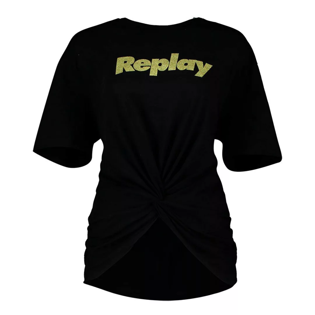 Replay W3559 Kurzärmeliges T-shirt M Black günstig online kaufen