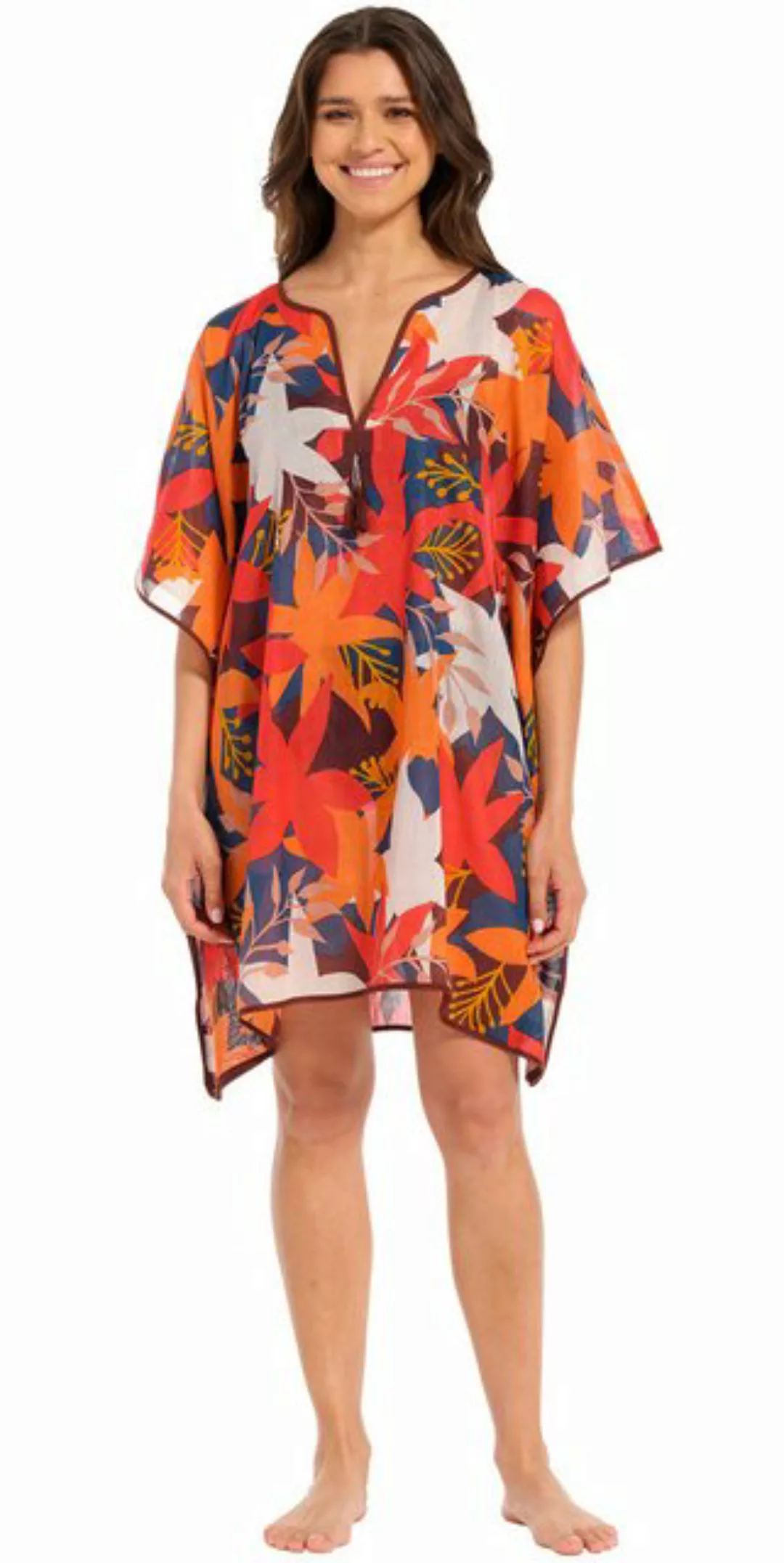 Pastunette Strandkleid Damen Strand Kaftan Poncho (1-tlg) Modisches Design günstig online kaufen