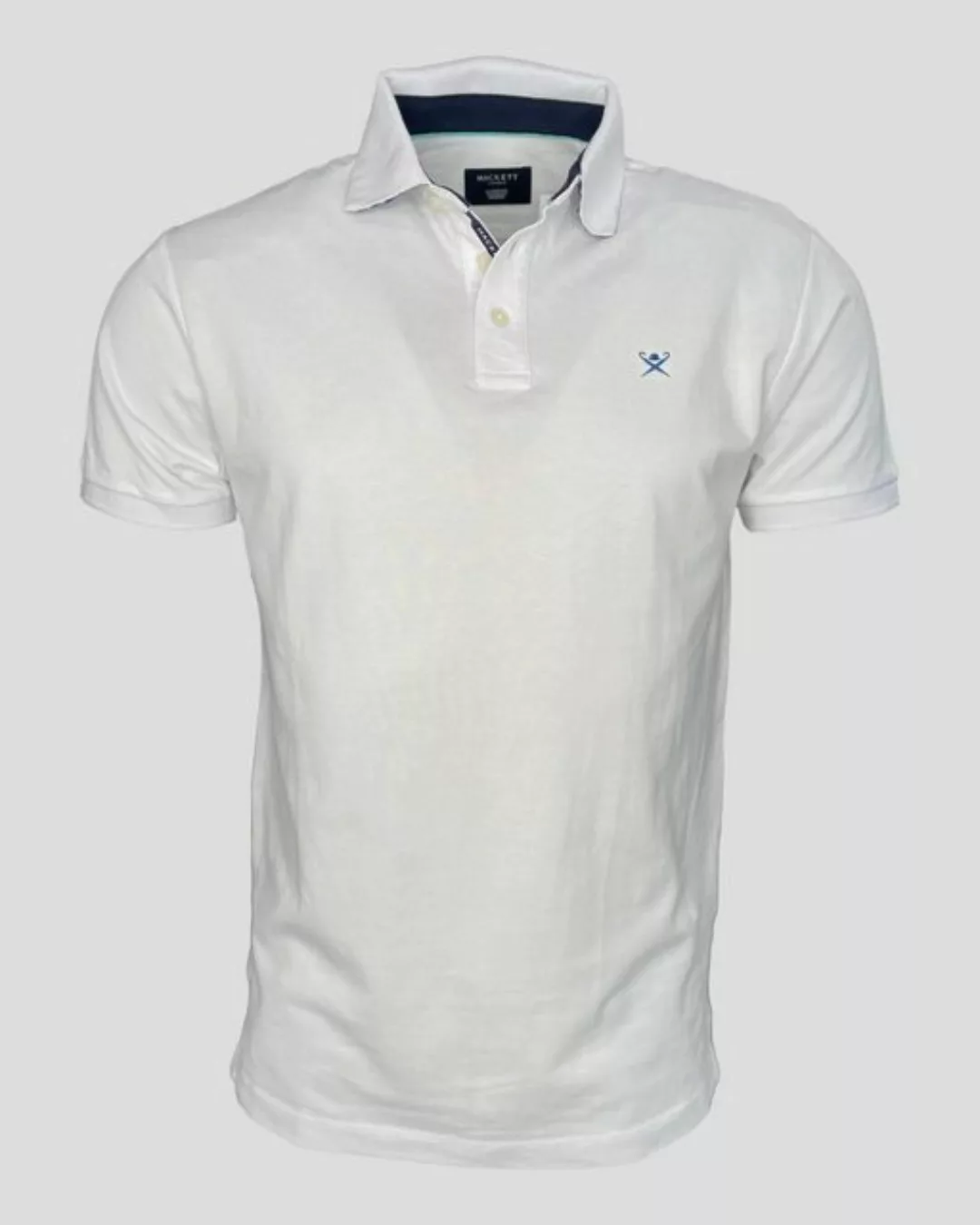 Hackett London Poloshirt weiß passform textil (1-tlg) günstig online kaufen