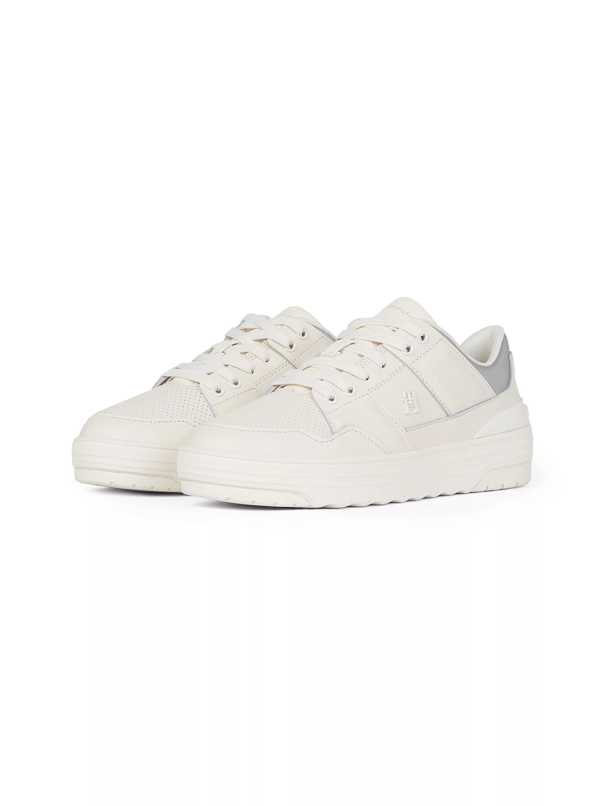 Tommy Hilfiger Plateausneaker "FEMININE BASKET SNEAKER", Schnürschuh, Halbs günstig online kaufen