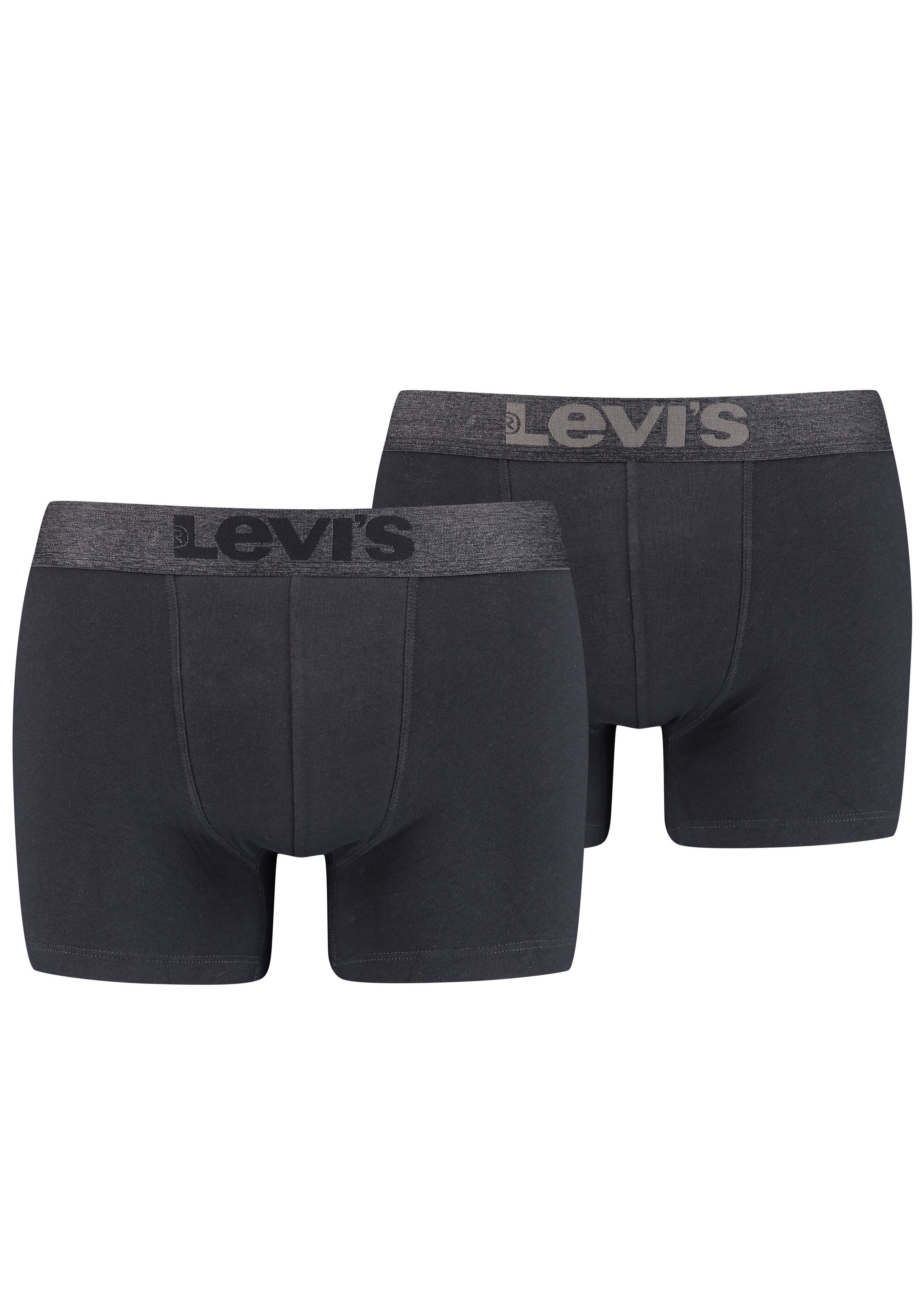 Levis Boxershorts "LEVIS MEN MEL WB BOXER BRIEF ORG CO 2P", (2er Pack), mit günstig online kaufen