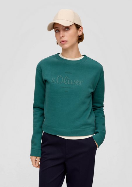 s.Oliver Sweatshirt Sweatshirt mit Logo-Print günstig online kaufen