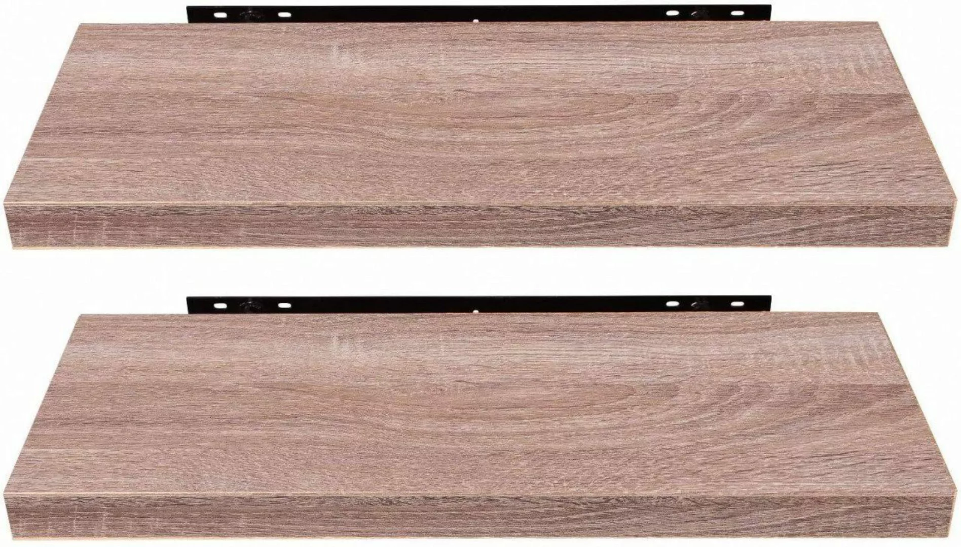 EUGAD Wandregal, 2-tlg., Holz Board Modern günstig online kaufen