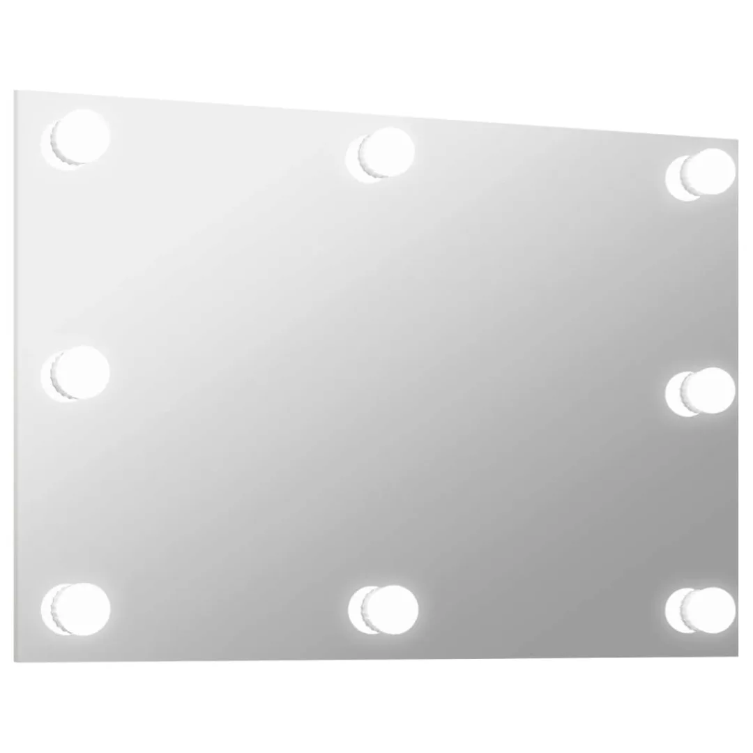 Wandspiegel Ohne Rahmen Mit Led-beleuchtung Rechteckig Glas günstig online kaufen