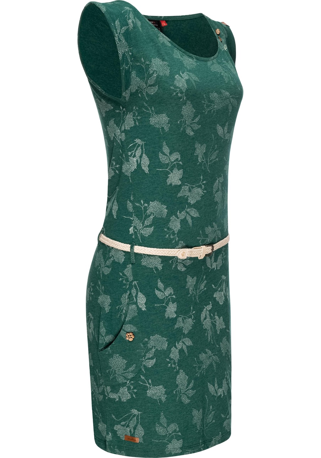 Ragwear Shirtkleid "Tag Rose Intl.", stylisches Sommerkleid mit Print und h günstig online kaufen