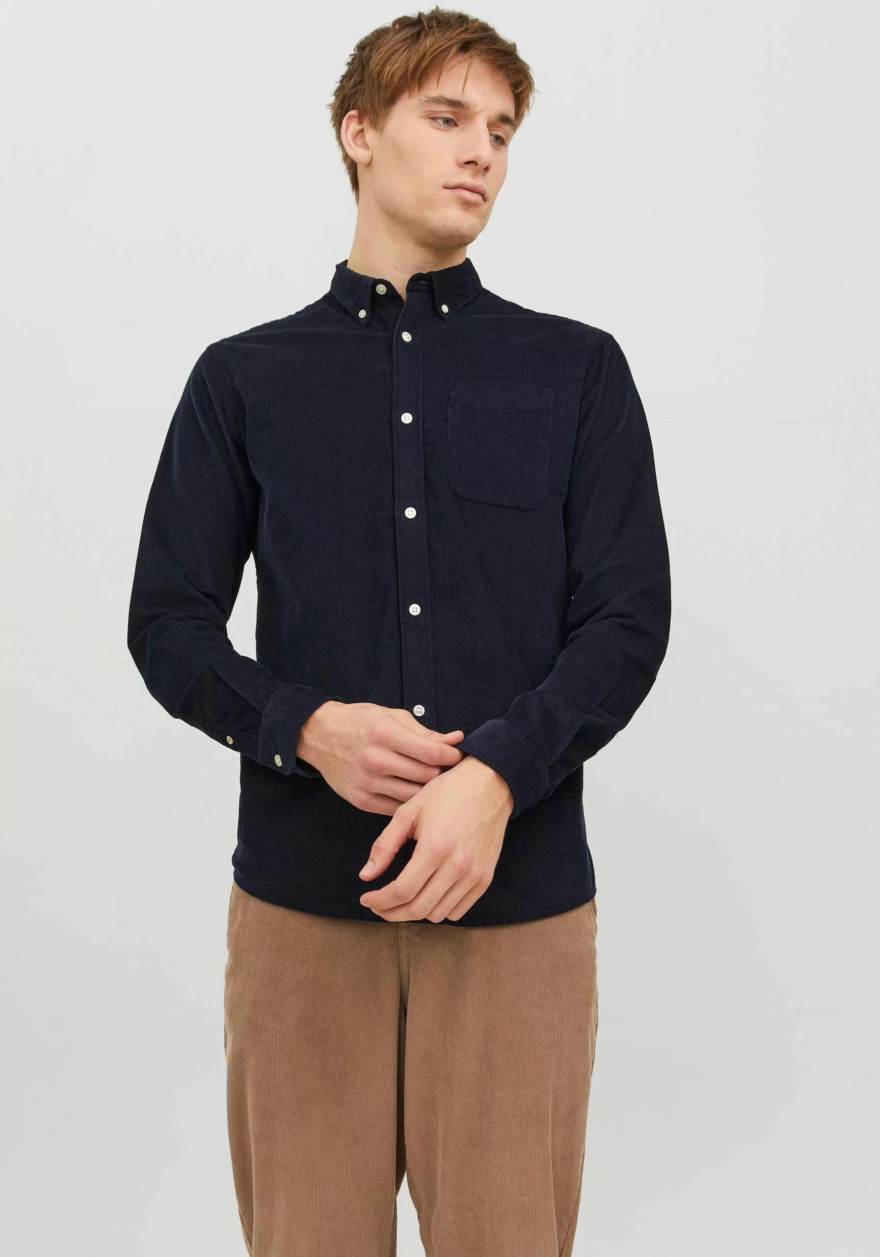 Jack & Jones Langarmhemd "JJECLASSIC CORD SHIRT LS SN", aus Cord günstig online kaufen