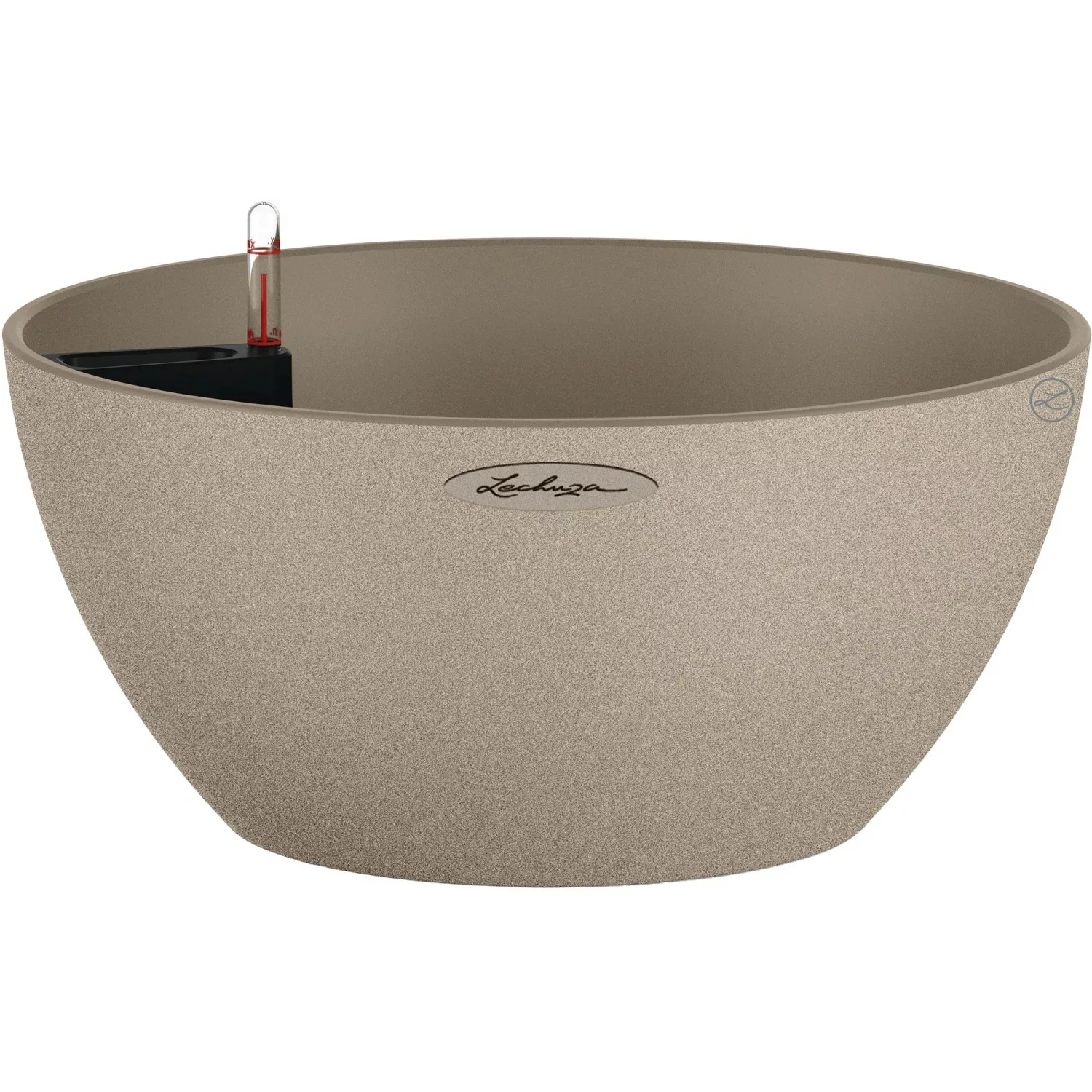 Lechuza Pflanzgefäß Cubeto Stone 30 Sandbeige Ø 30 cm günstig online kaufen