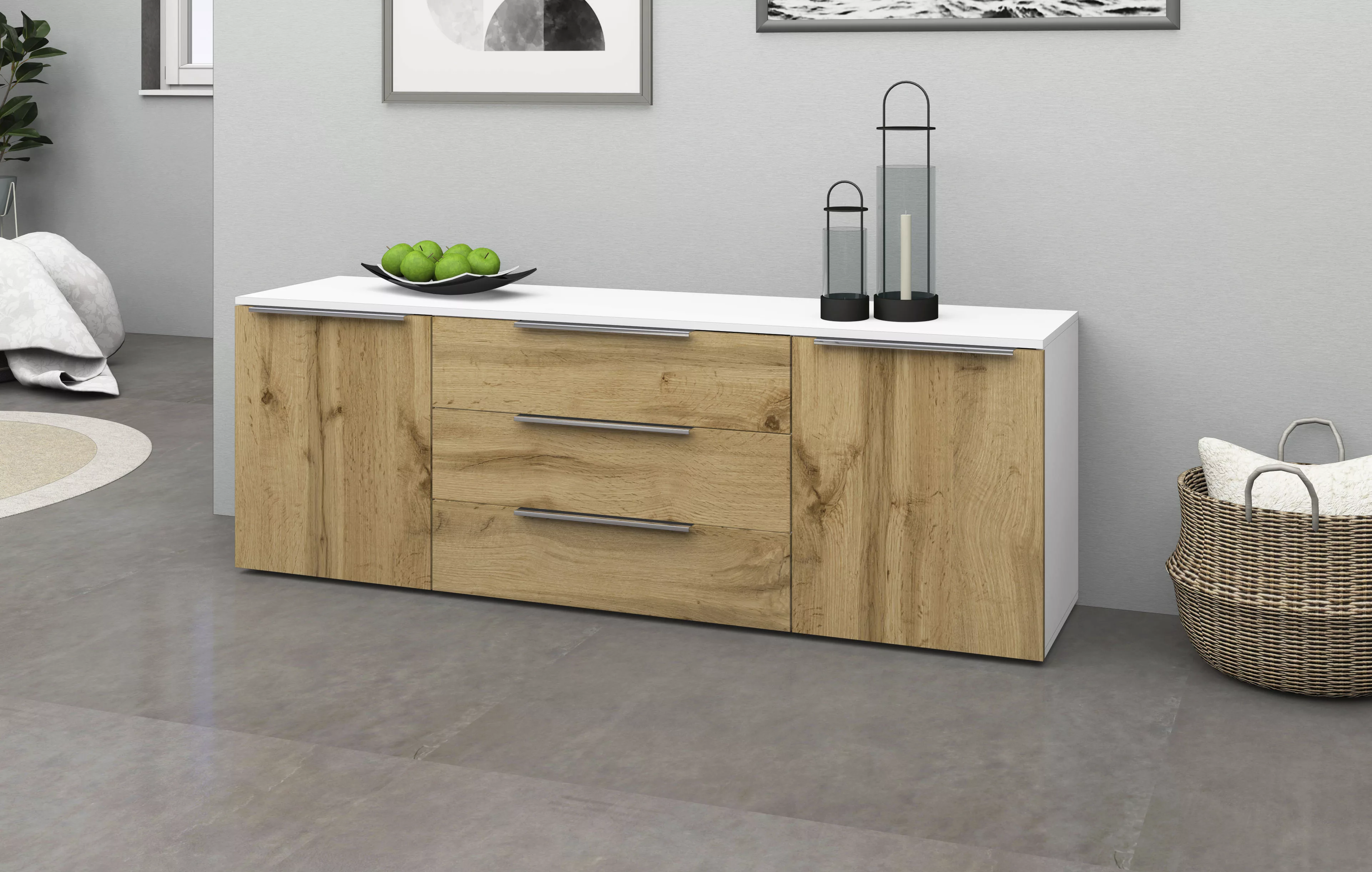 borchardt Möbel Sideboard "Oliva", Breite 166 oder 200 cm günstig online kaufen