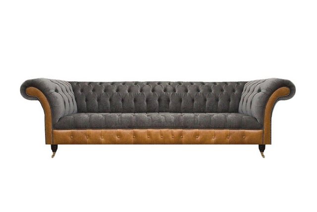 JVmoebel Chesterfield-Sofa Luxuriöser Chesterfield 4-Sitzer Designer Viersi günstig online kaufen