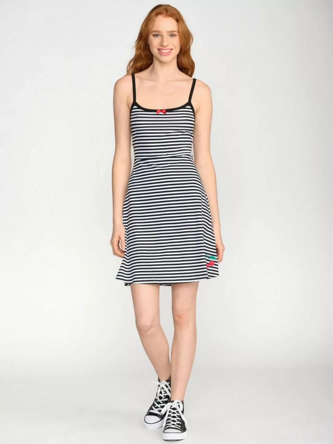 Pussy Deluxe Stripey Classic Dress female schwarz/weiß günstig online kaufen