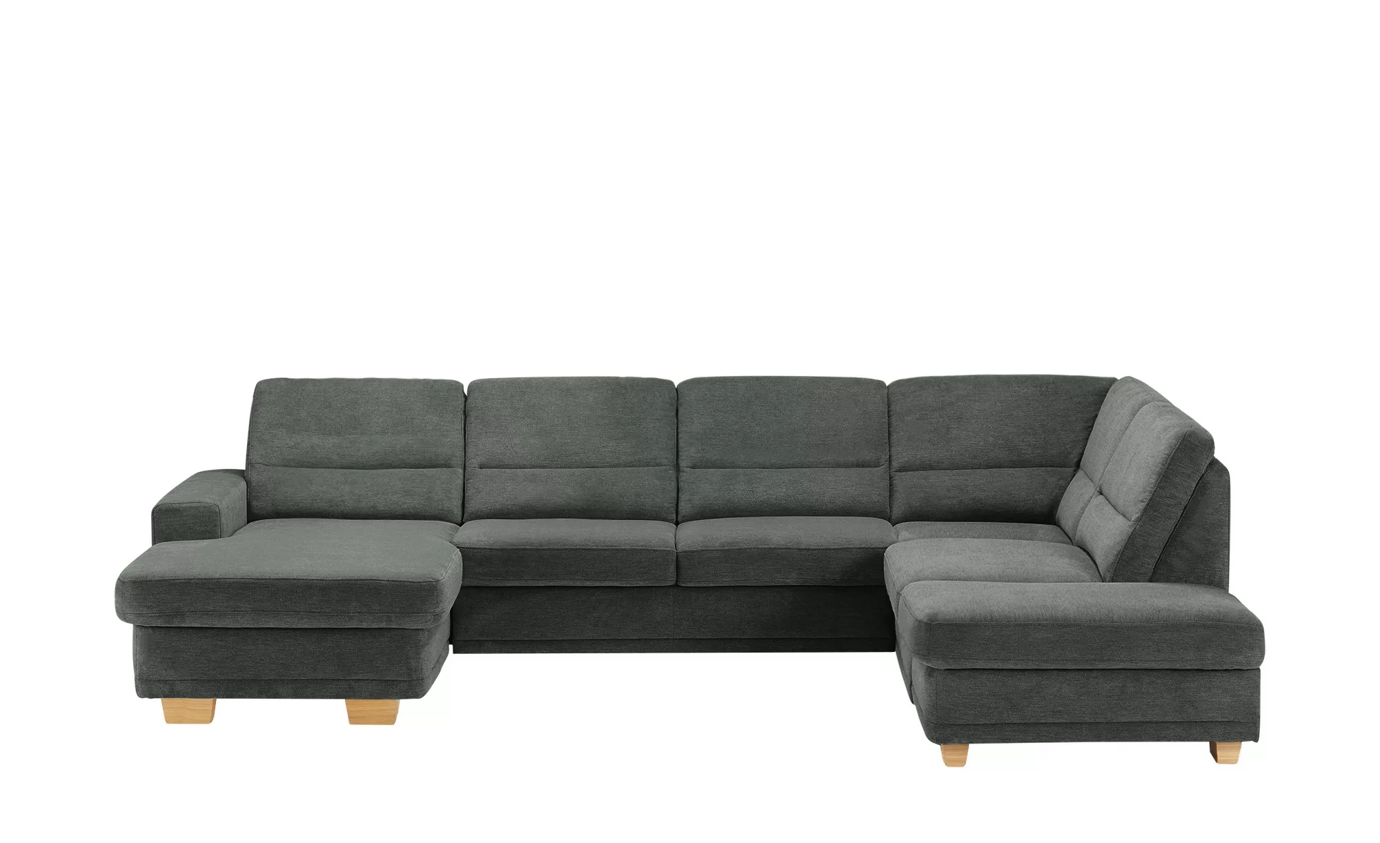 meinSofa Wohnlandschaft aus Mikrofaser Marc ¦ grau ¦ Maße (cm): B: 311 H: 8 günstig online kaufen