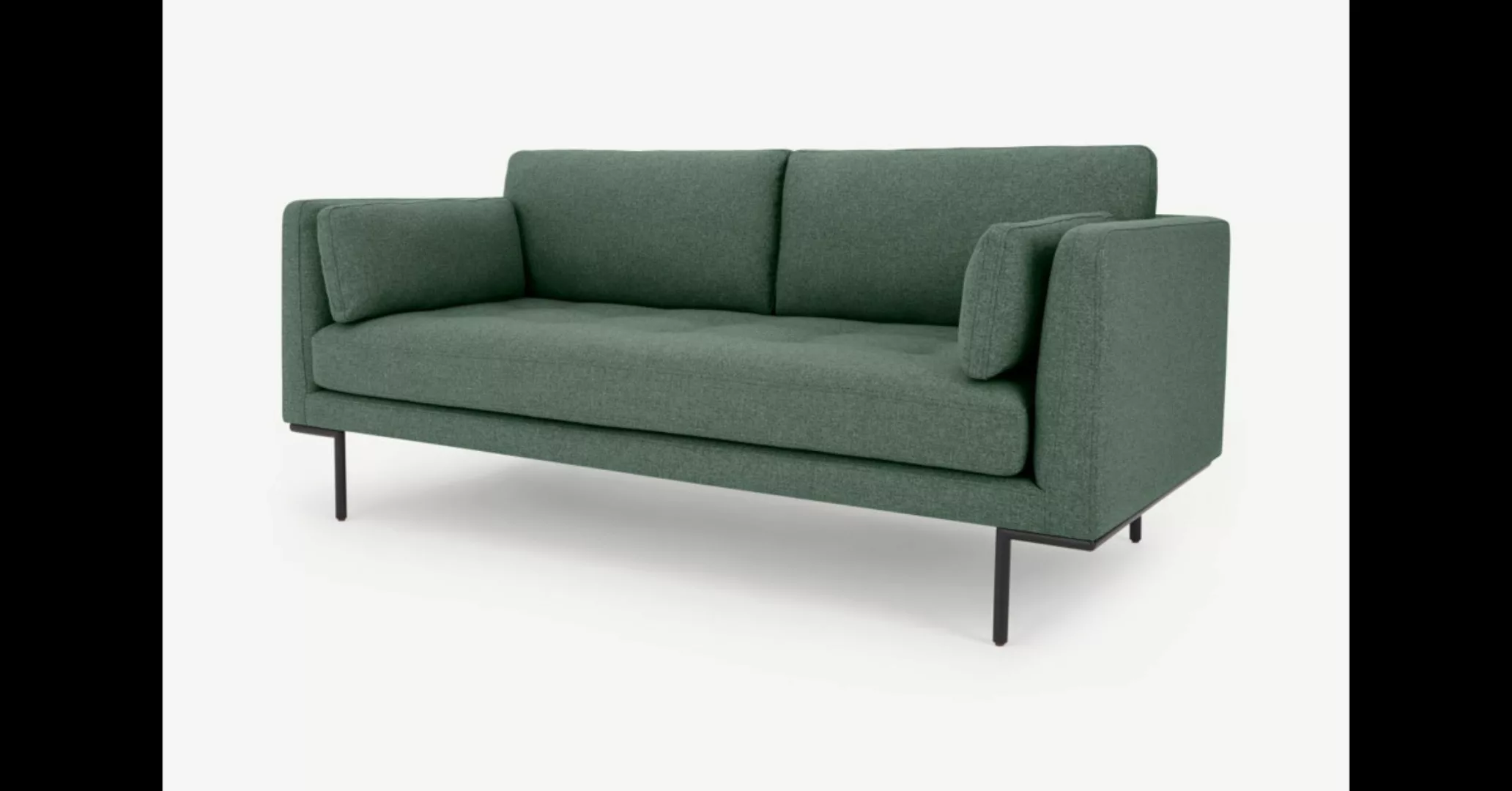 Harlow grosses 2-Sitzer Sofa, Darbygruen - MADE.com günstig online kaufen