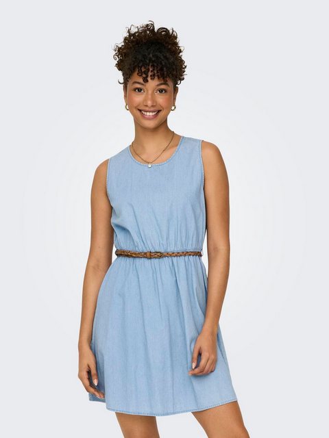 ONLY Jeanskleid ONLBEA S/L BRAIDED BELT DRESS DNM FS günstig online kaufen