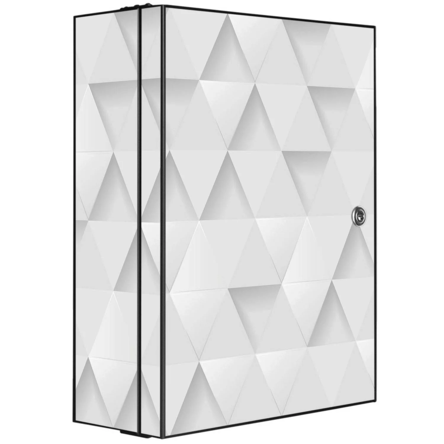 Banjado XXL Medizinschrank Abschliessbar 35x46x15cm Arzneischrank Anthrazit günstig online kaufen