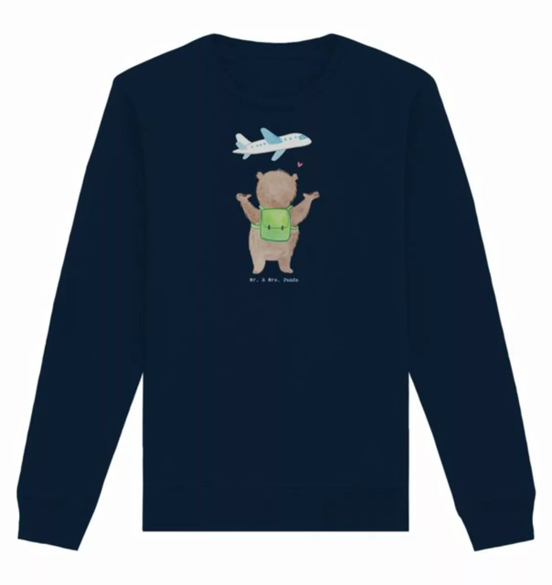 Mr. & Mrs. Panda Longpullover Bär Reisen Größe XXL - French Navy - Geschenk günstig online kaufen