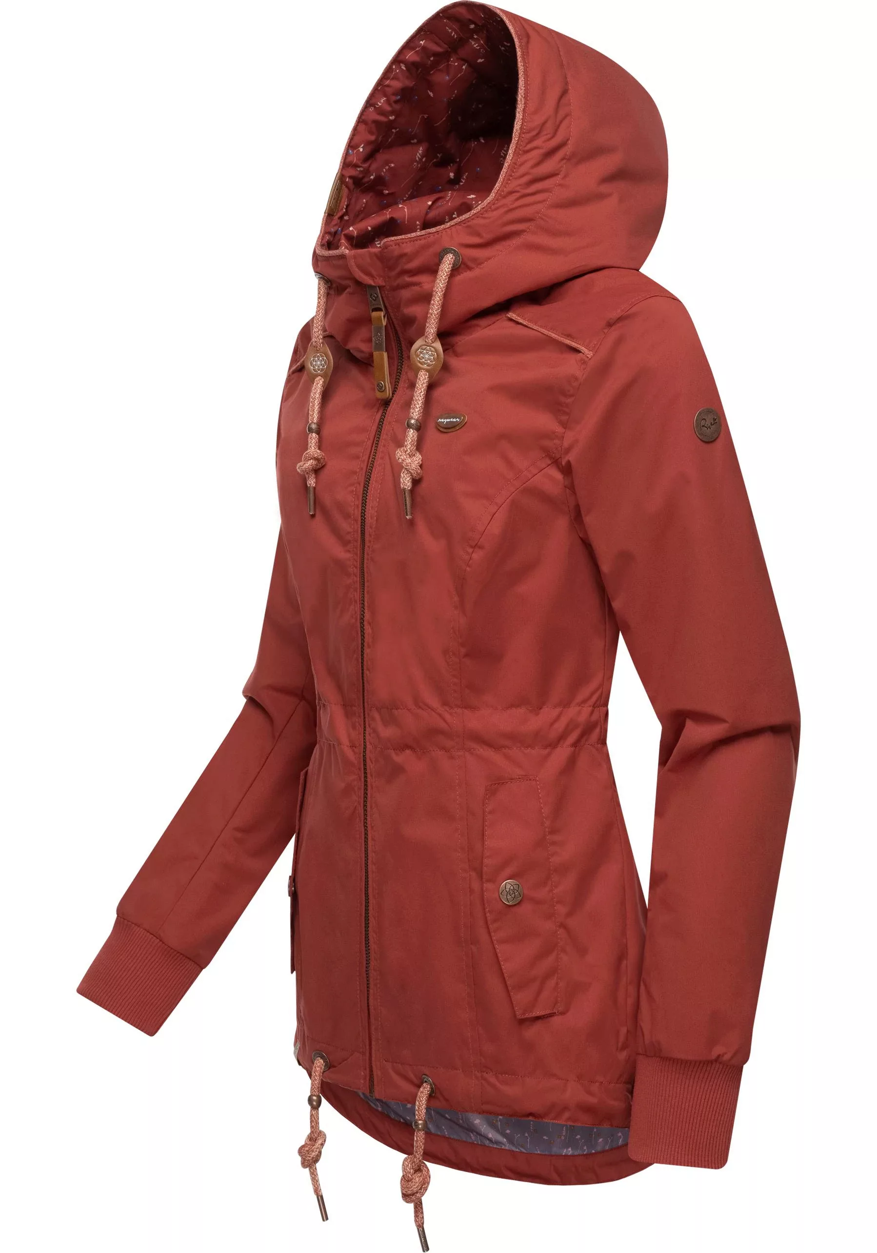 Ragwear Outdoorjacke "Danka", mit Kapuze, stylische Übergangsjacke mit groß günstig online kaufen