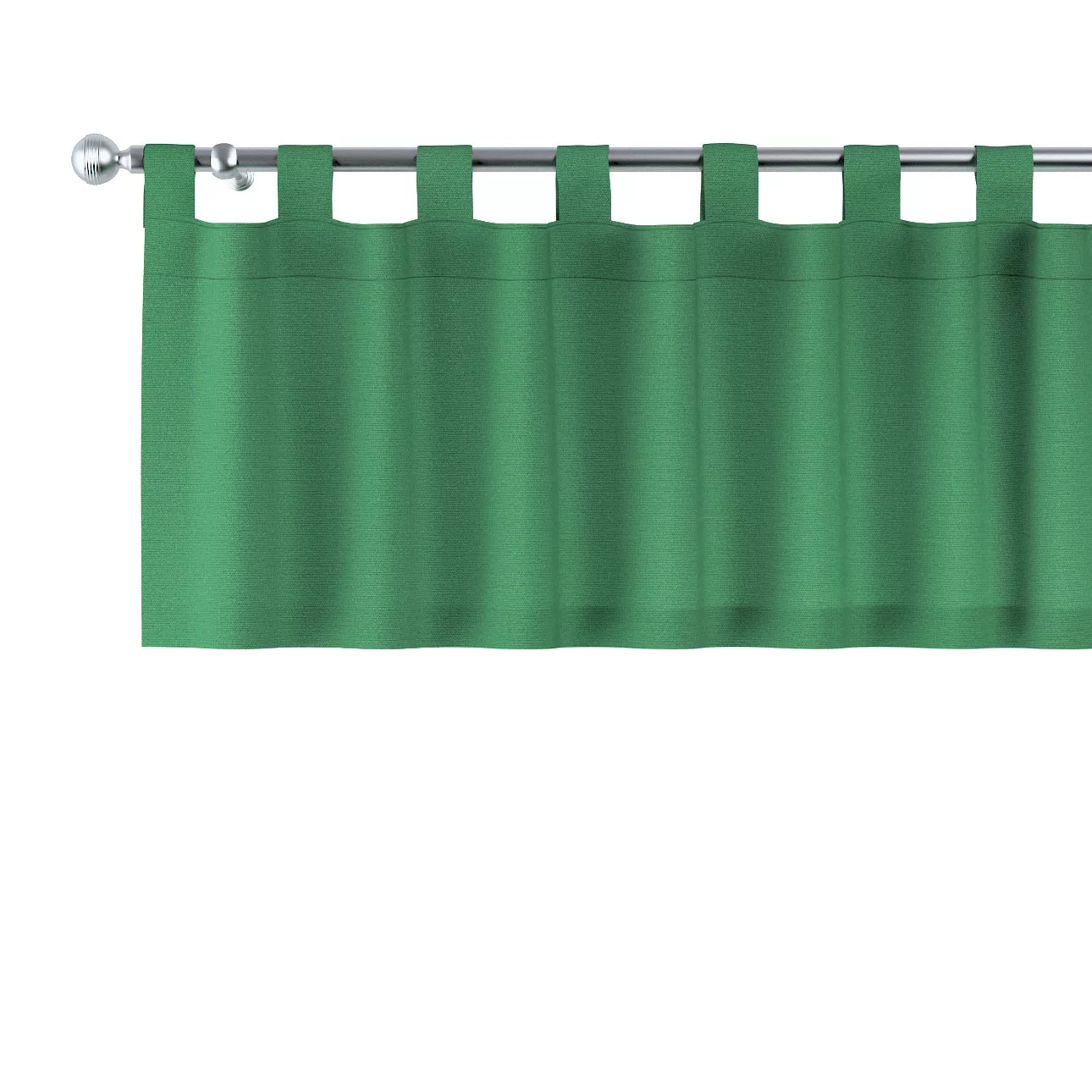Kurzgardine mit Schlaufen, grün, 130 x 40 cm, Loneta (133-18) günstig online kaufen