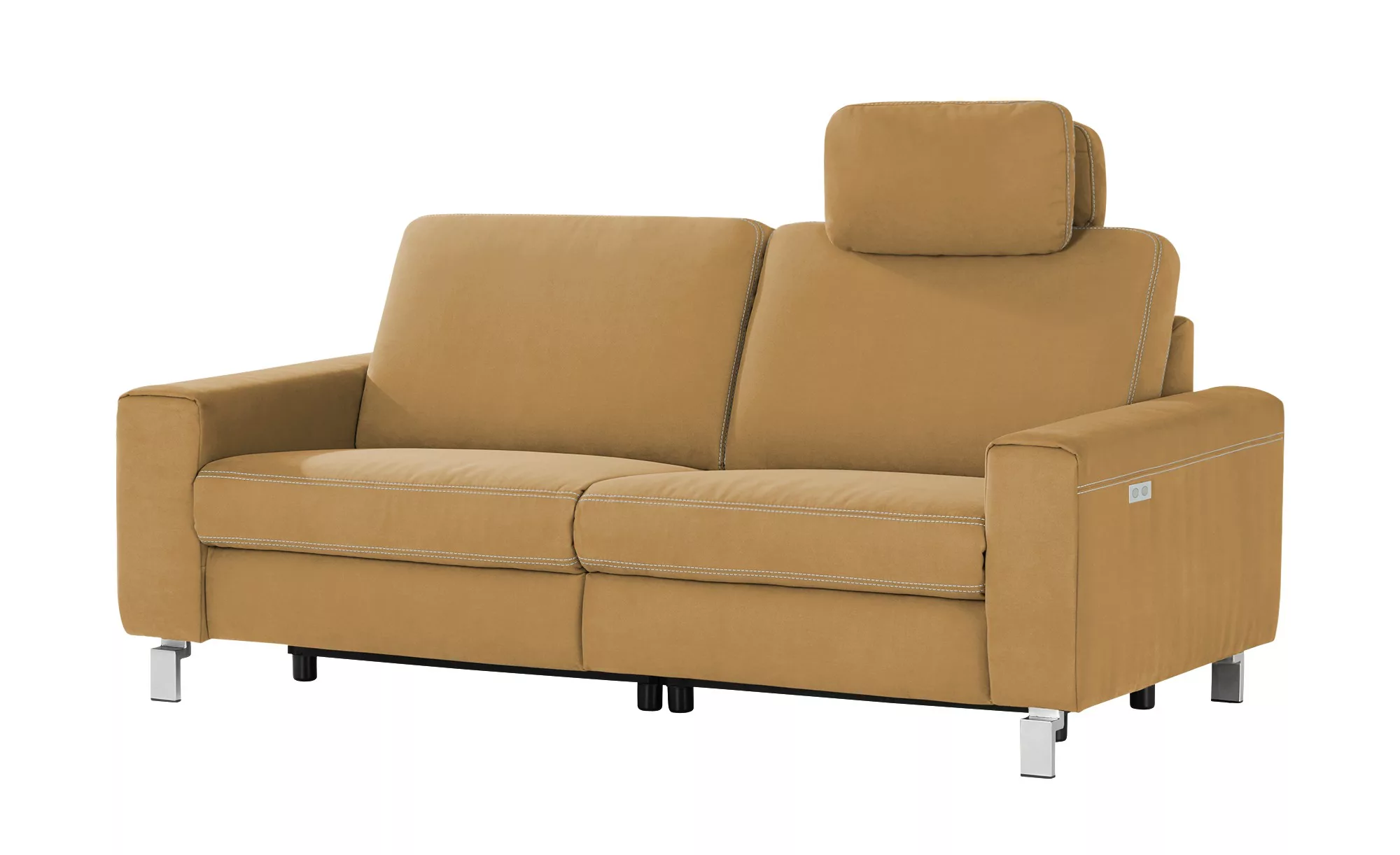 Sofa mit Relaxfunktion Pacific Plus ¦ gelb ¦ Maße (cm): B: 204 H: 89 T: 96 günstig online kaufen