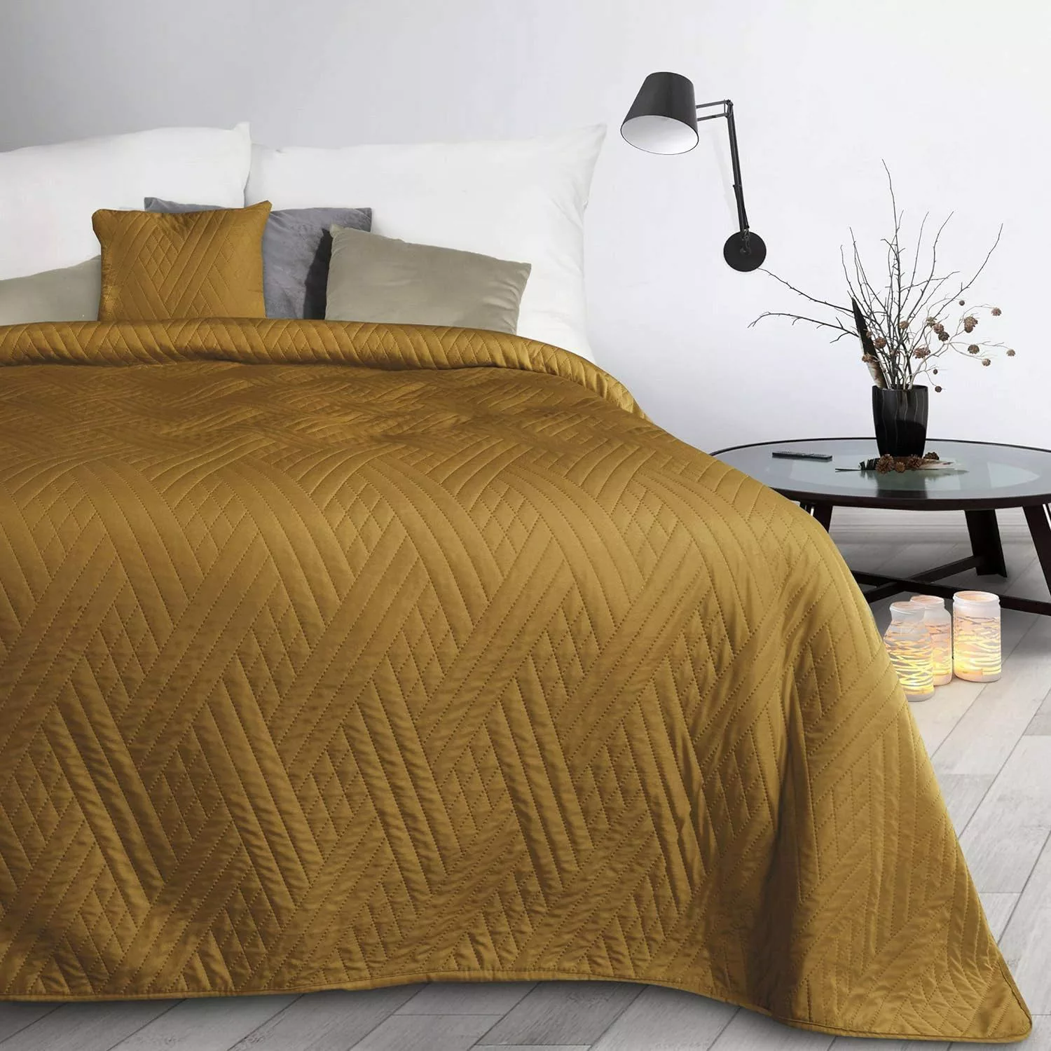 Design91 Bettüberwurf Zweiseitige Decke, dekorative Decke günstig online kaufen