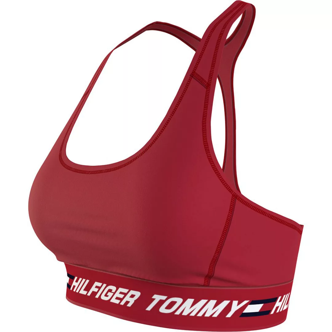 Tommy Hilfiger Sportswear Mid Intensity Tape Racer Sport-bh S Primary Red günstig online kaufen