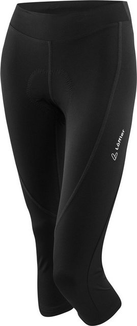 Löffler Fahrradhose Löffler Damen 3/4 Radhose Tour 2 25724 schwarz günstig online kaufen