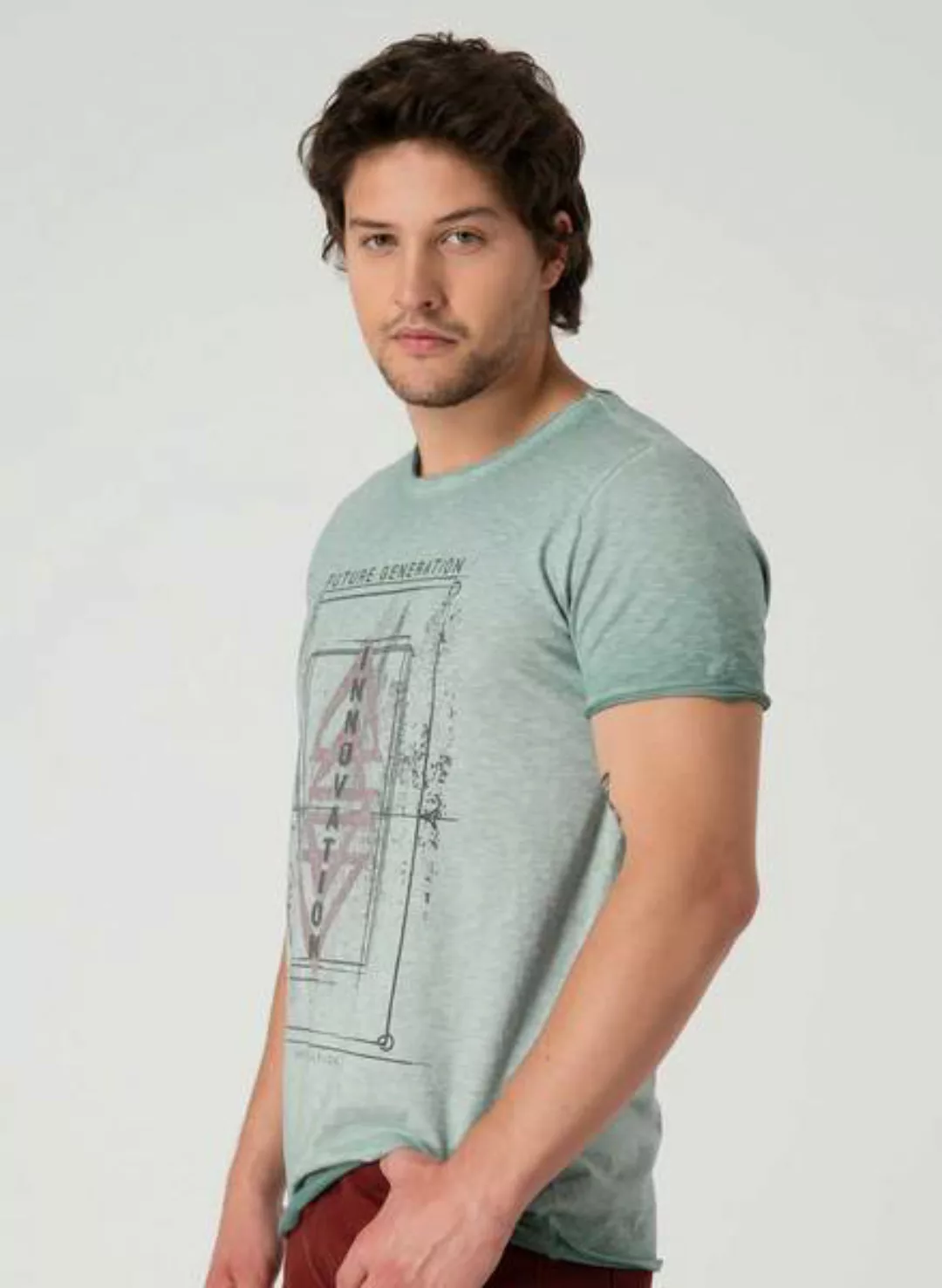 Bedrucktes T-shirt Aus Bio Baumwolle günstig online kaufen