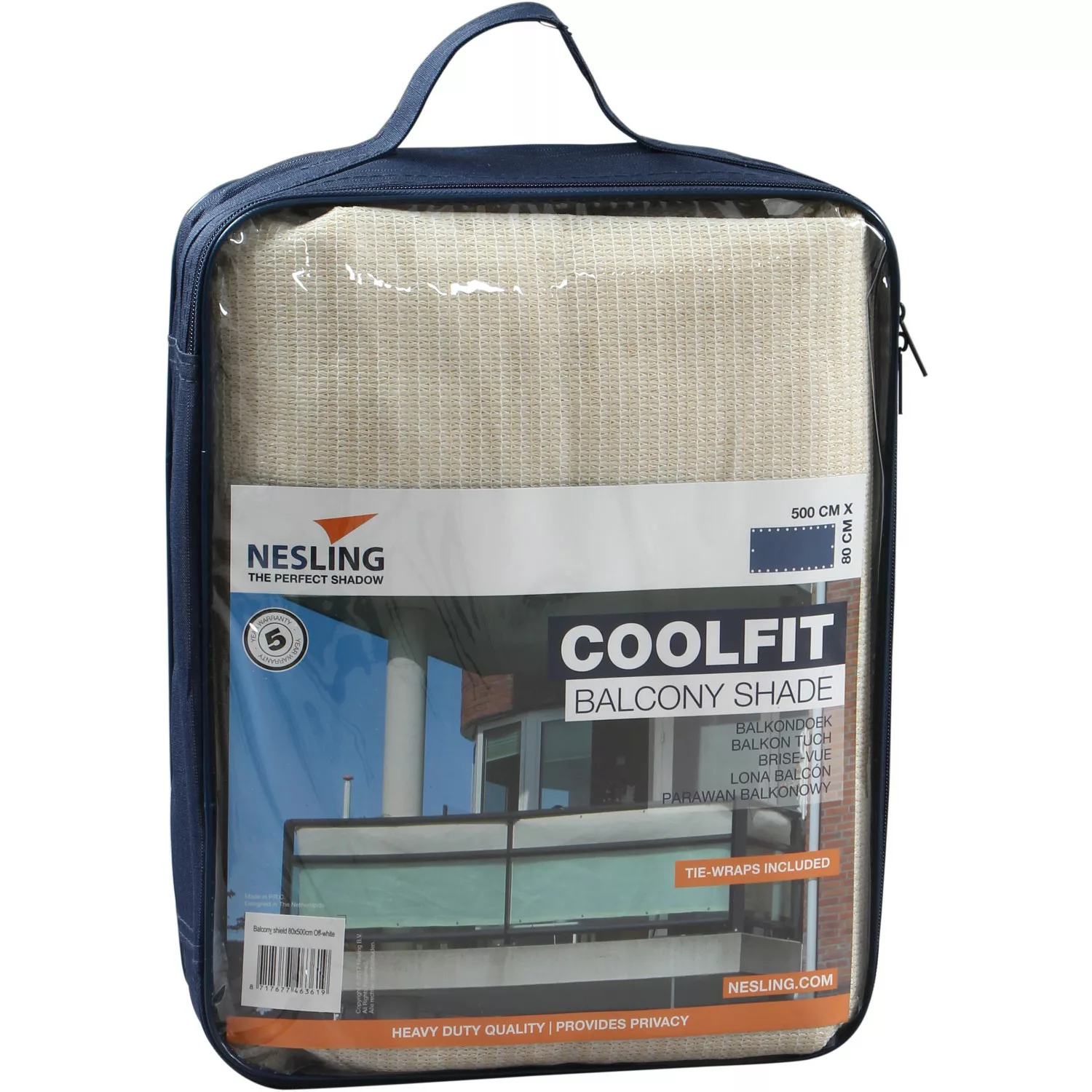 Nesling Balkonverkleidung Coolfit Weiß 80 cm x 500 cm günstig online kaufen