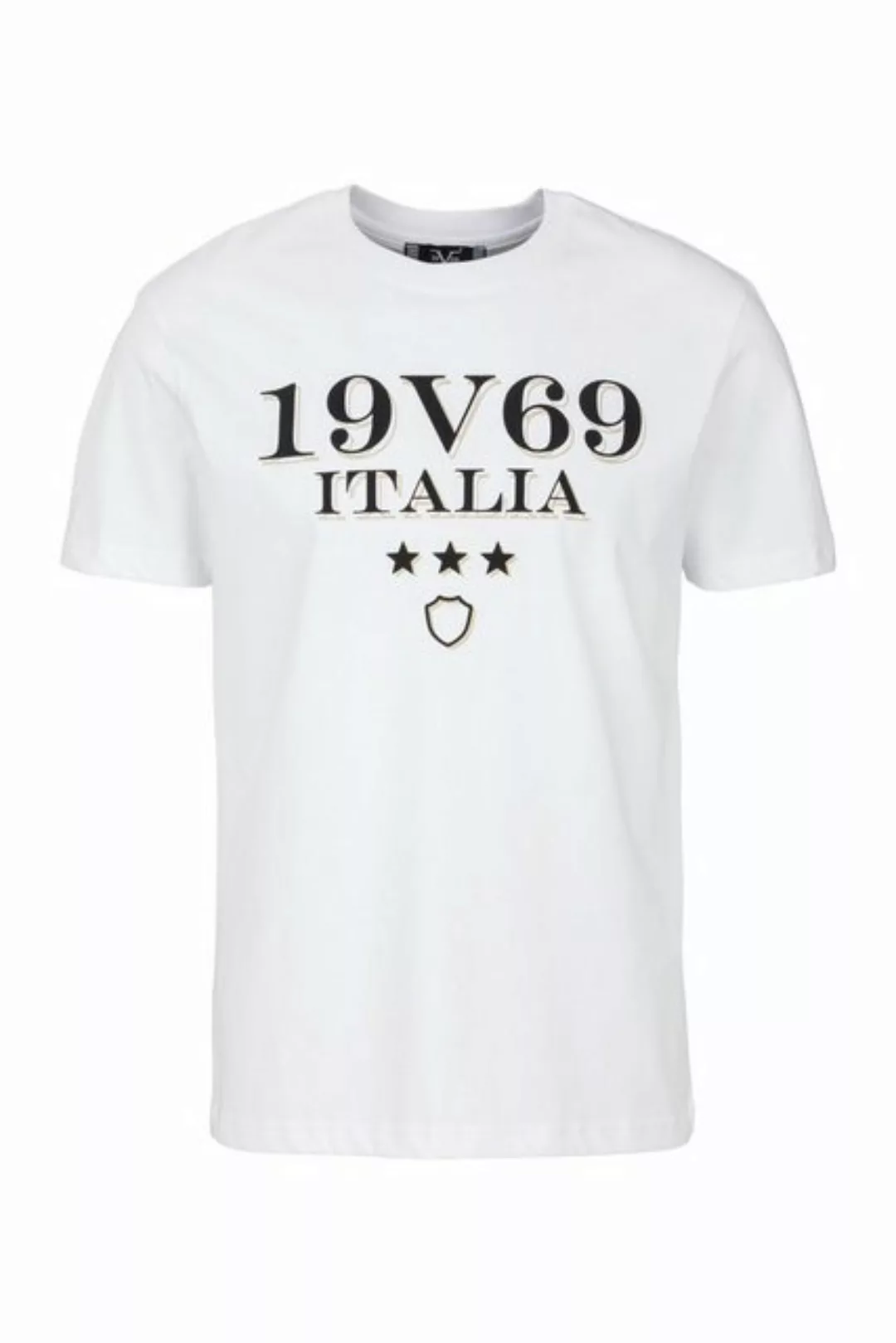 19V69 ITALIA T-Shirt RAFAEL GOLD LOGO Mitl Logoprint günstig online kaufen