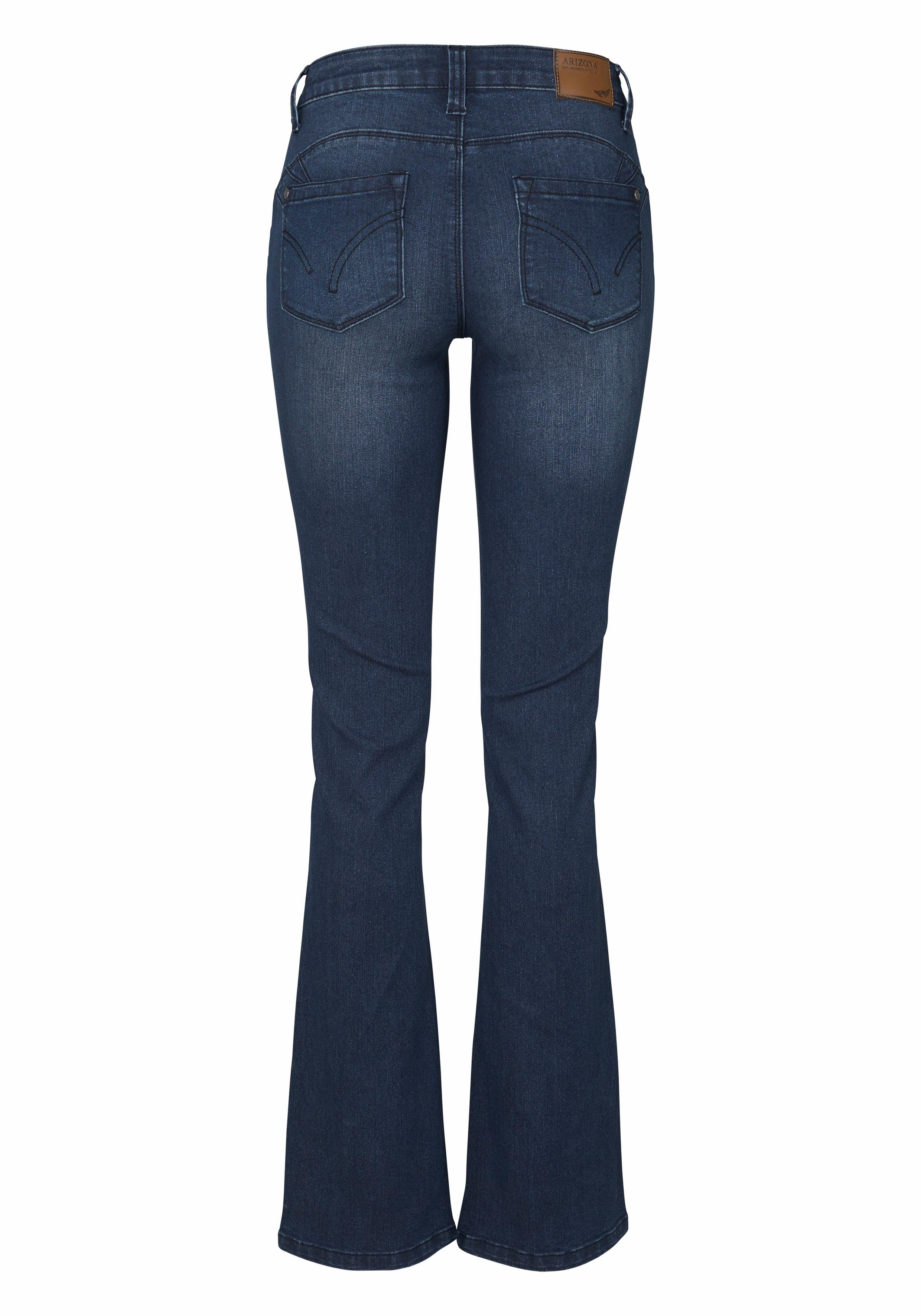 Arizona Bootcut-Jeans Shaping Mid Waist günstig online kaufen