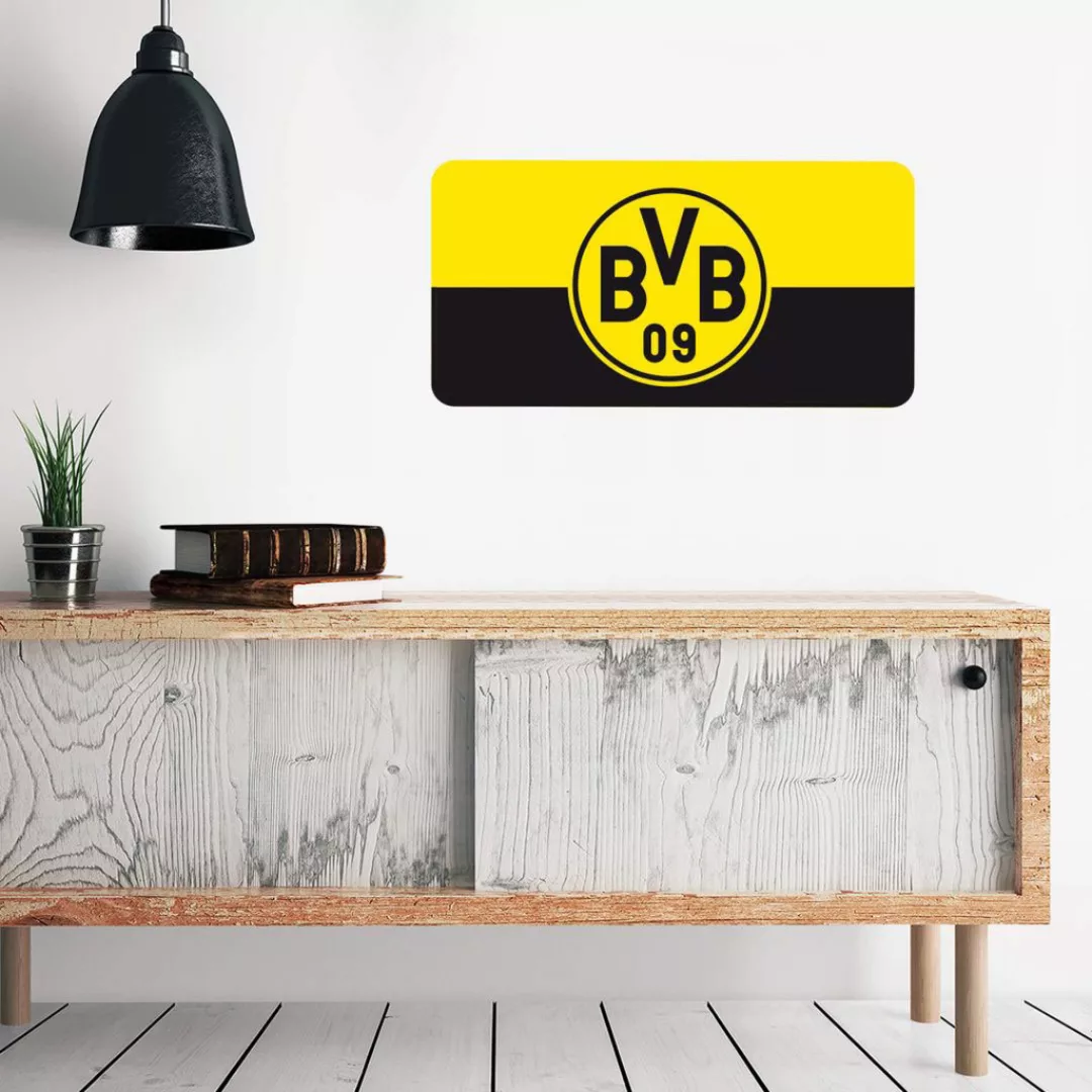 Wall-Art Wandtattoo »Borussia Dortmund Banner gelb«, (1 St.), selbstklebend günstig online kaufen