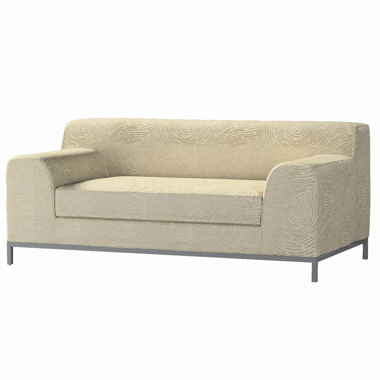 Bezug für Kramfors 2-Sitzer Sofa, beige-golden, Sofahusse, Kramfors 2-Sitze günstig online kaufen