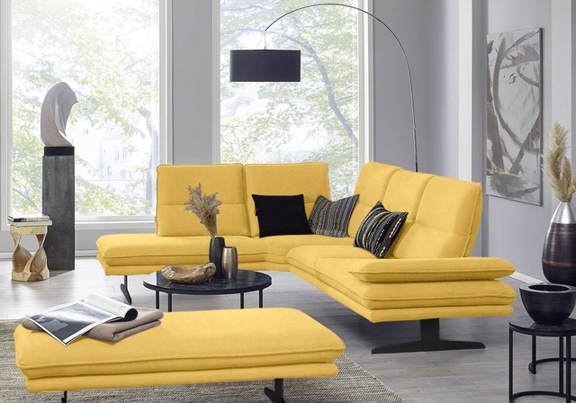 W.SCHILLIG Ecksofa "broadway, Designsofa, mit tollem Sitzkomfort, L-Form", günstig online kaufen