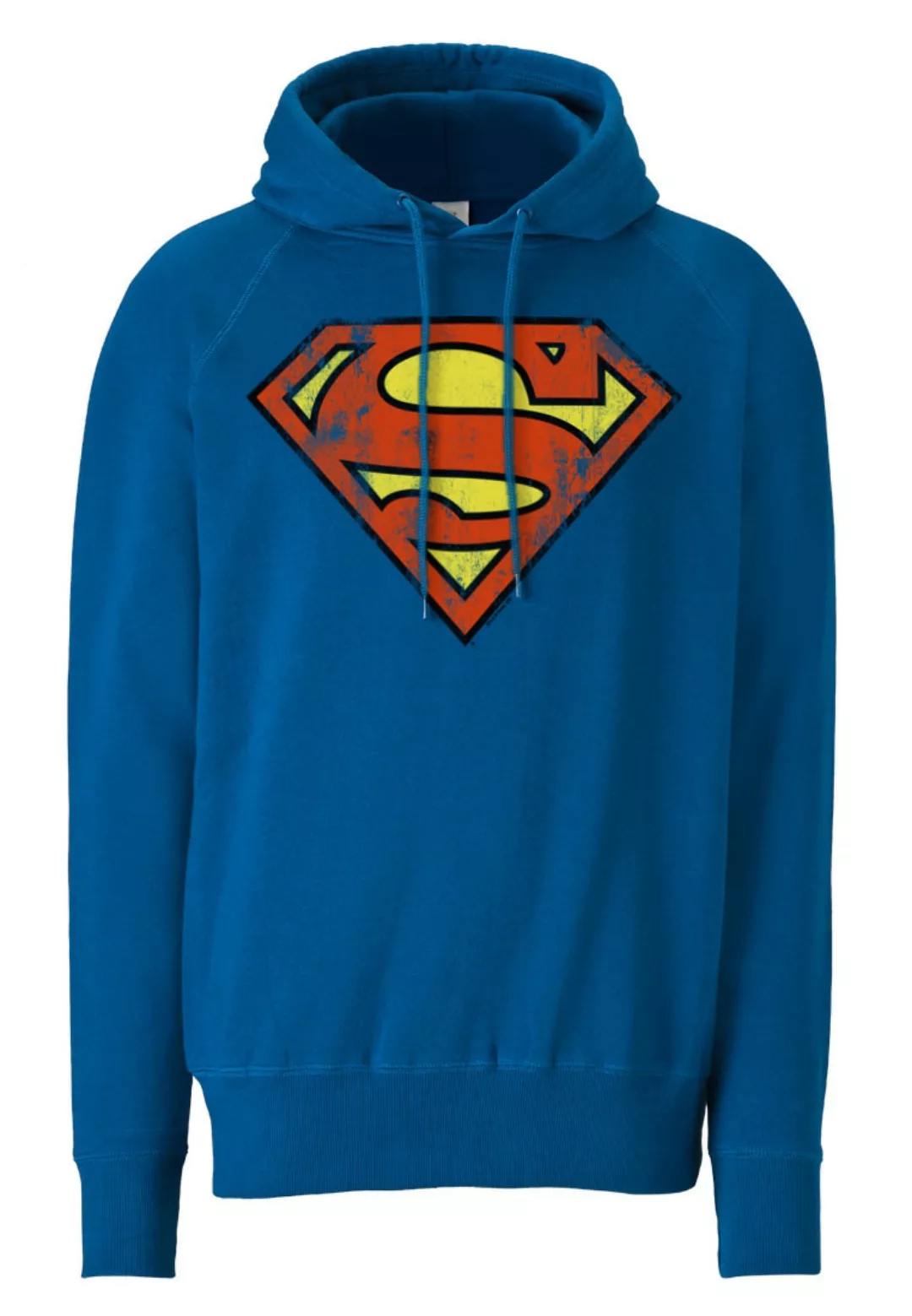 LOGOSHIRT Kapuzensweatshirt "DC - Superman Logo" günstig online kaufen