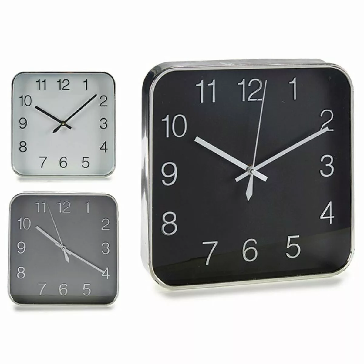 Wanduhr Kristall Kunststoff (29,5 X 5 X 29,5 Cm) günstig online kaufen