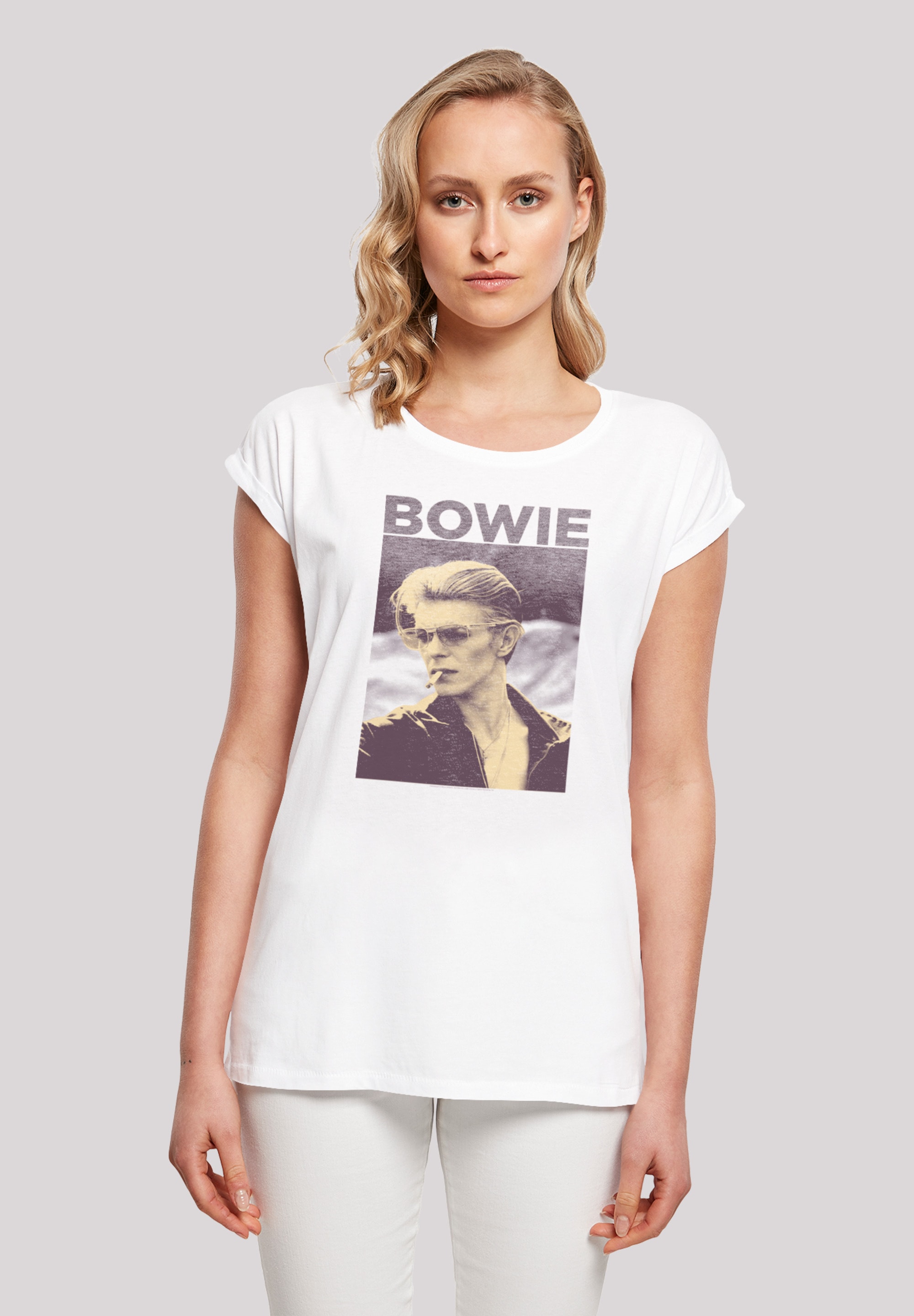 F4NT4STIC T-Shirt "David Bowie Smoking Photograph", Print günstig online kaufen