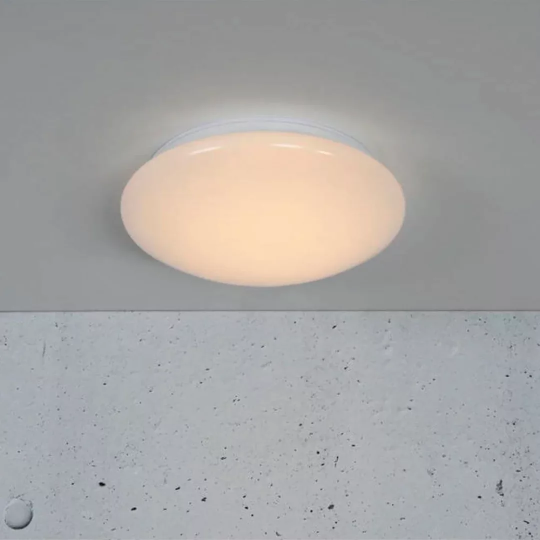 LED Deckenleuchte Montone in Weiß 8W 800lm IP44 günstig online kaufen
