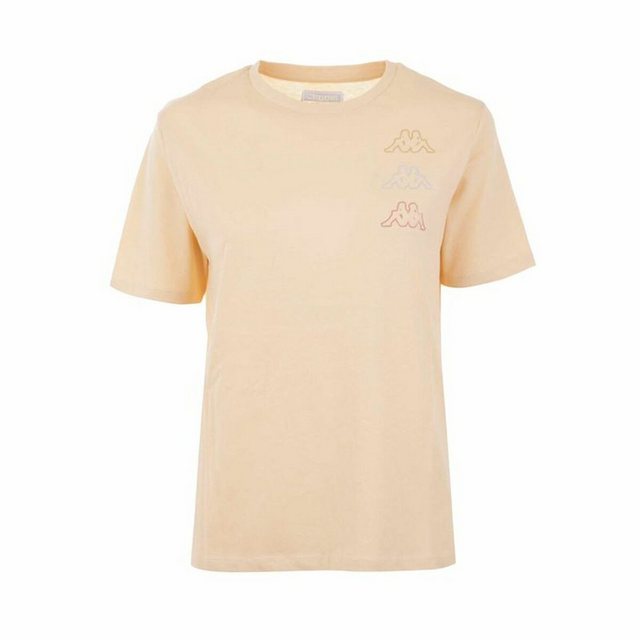 Kappa T-Shirt Damen Kurzarm-T-Shirt Kappa Kemilia Beige günstig online kaufen