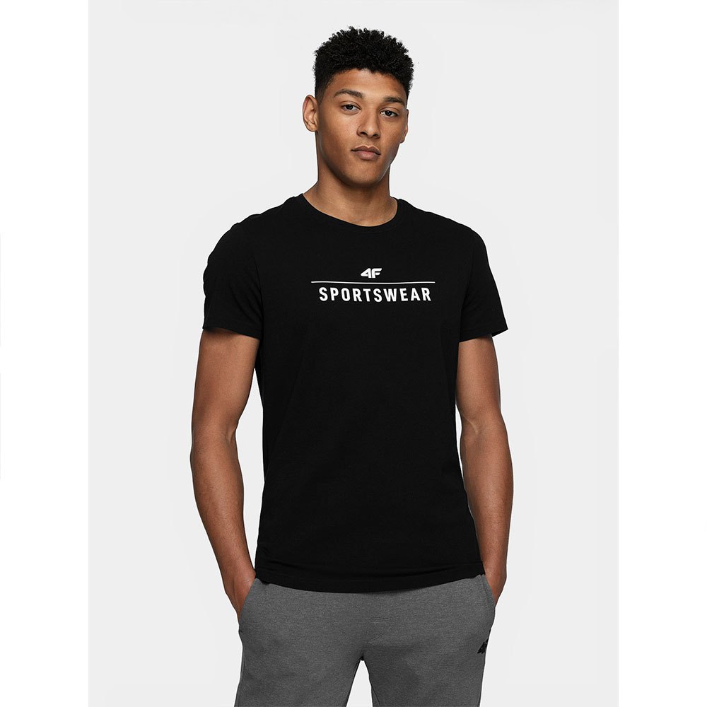 4f Kurzärmeliges T-shirt 2XL Deep Black günstig online kaufen