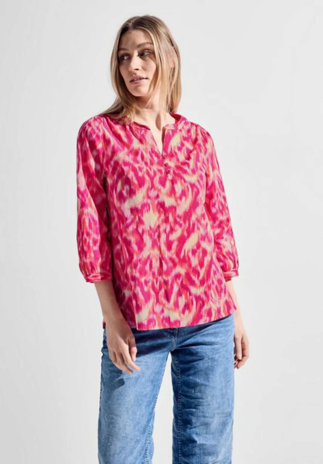 Cecil Shirtbluse mit 3/4 Arm und Alloverprint günstig online kaufen