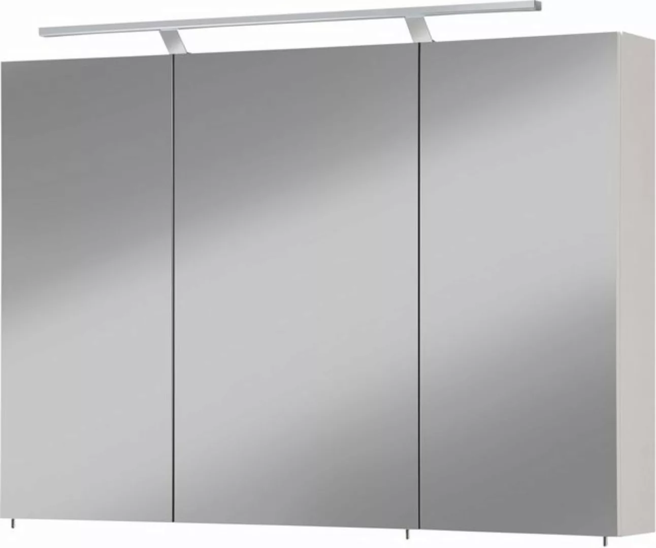 welltime Spiegelschrank Torino Breite 100 cm, 3-türig, LED-Beleuchtung, Sch günstig online kaufen