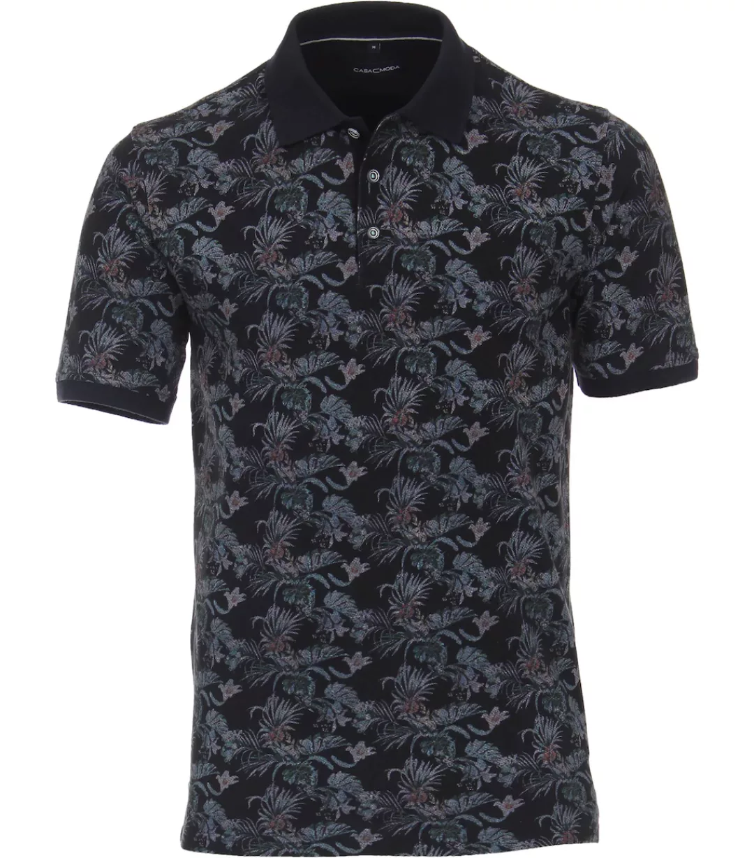 CASAMODA Poloshirt "CASAMODA Polo-Shirt Print" günstig online kaufen