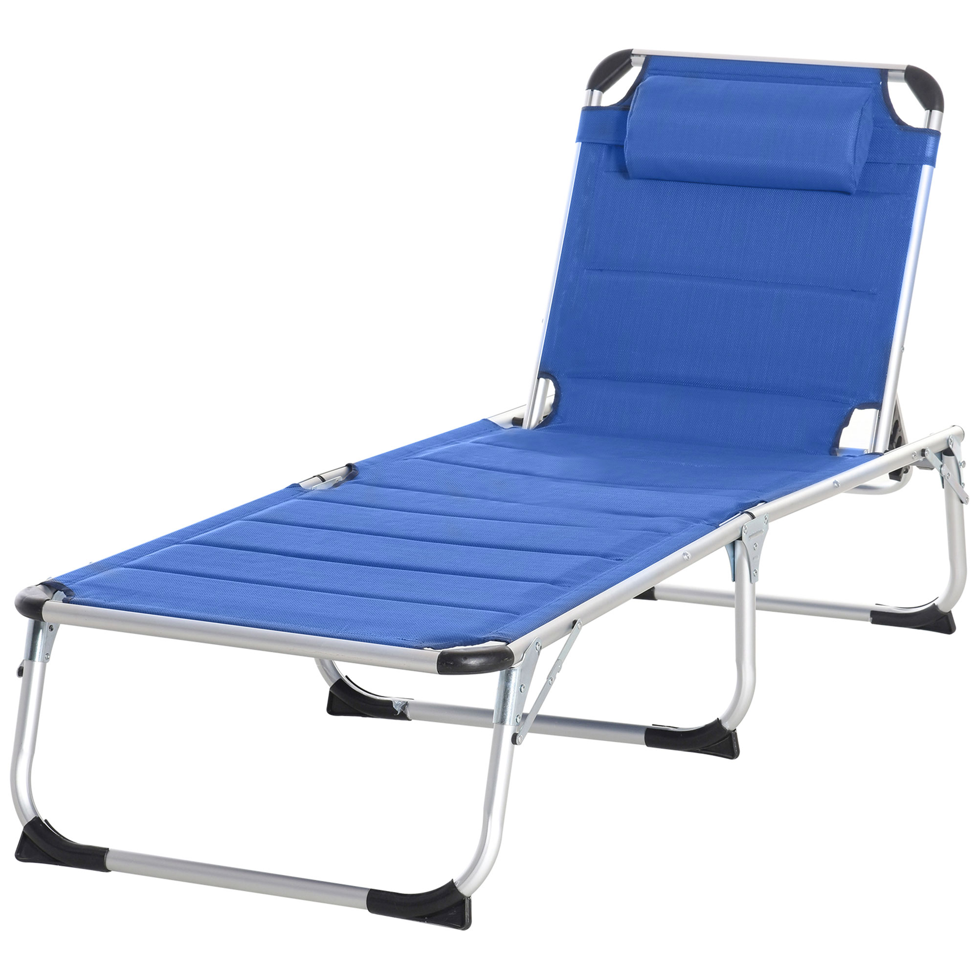 Outsunny Sonnenliege klappbar mit mehrfach verstellbarer Rückenlehne und ab günstig online kaufen